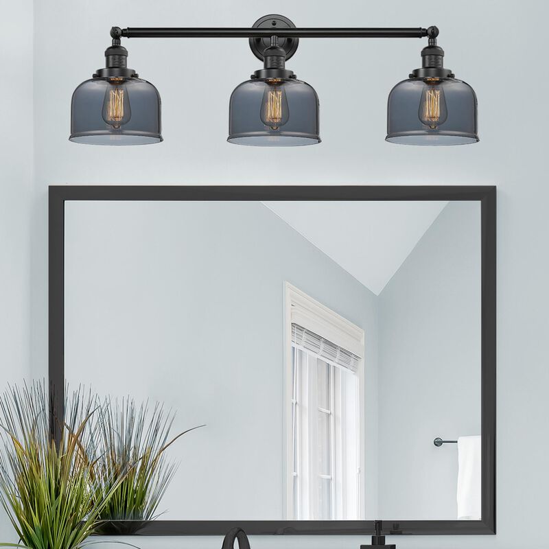 Bruno Marashlian Large Bell 32 Inch 3 Light Bath Vanity Light by Innovations Lighting