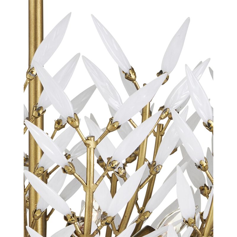 Magnum 22 Inch 4 Light Semi Flush Mount by Currey & Company