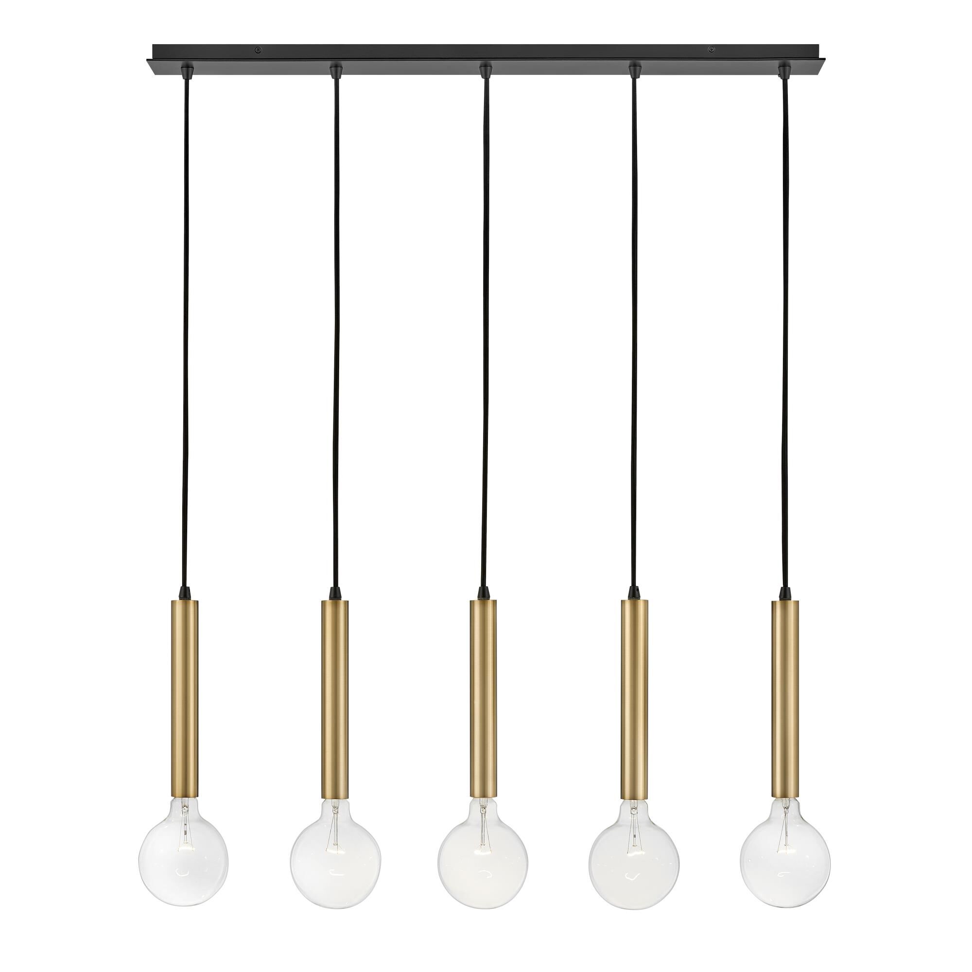 Bobbie 36 Inch 5 Light Linear Suspension Light by Lark
