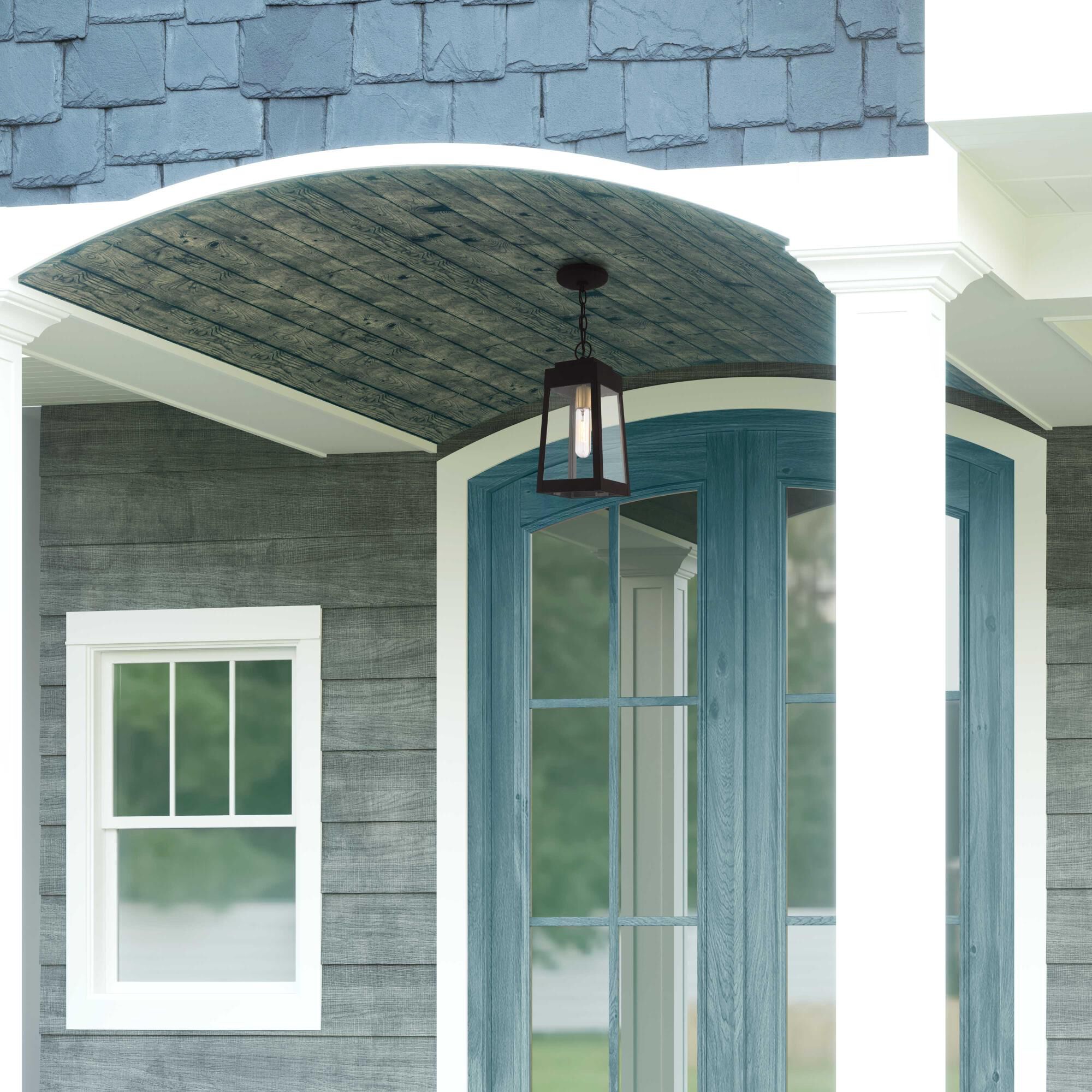 Oslo 14 Inch Tall 1 Light Outdoor Hanging Lantern by Livex Lighting