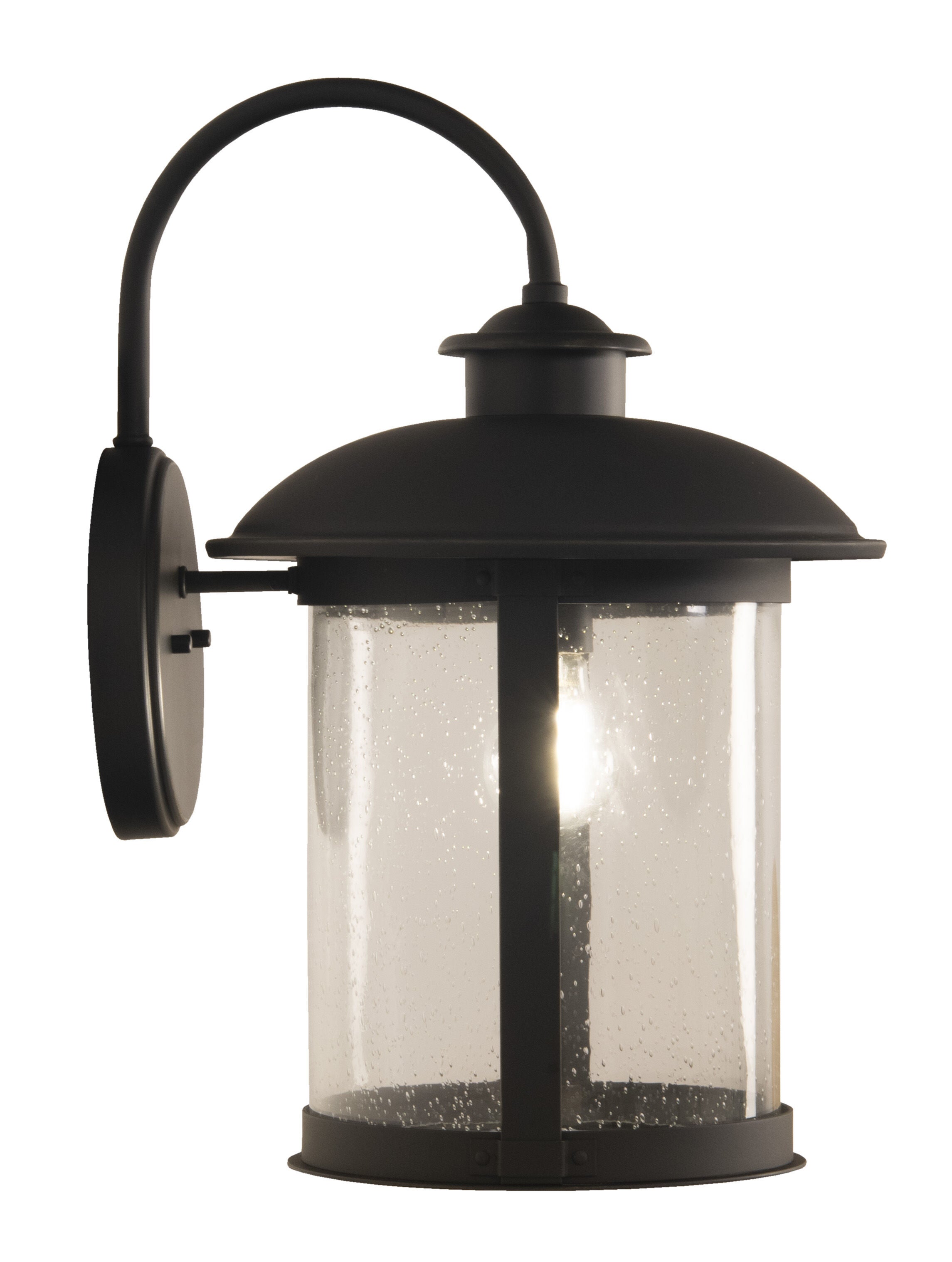 Shown in Dark Bronze Gilded finish and Cylinder glass