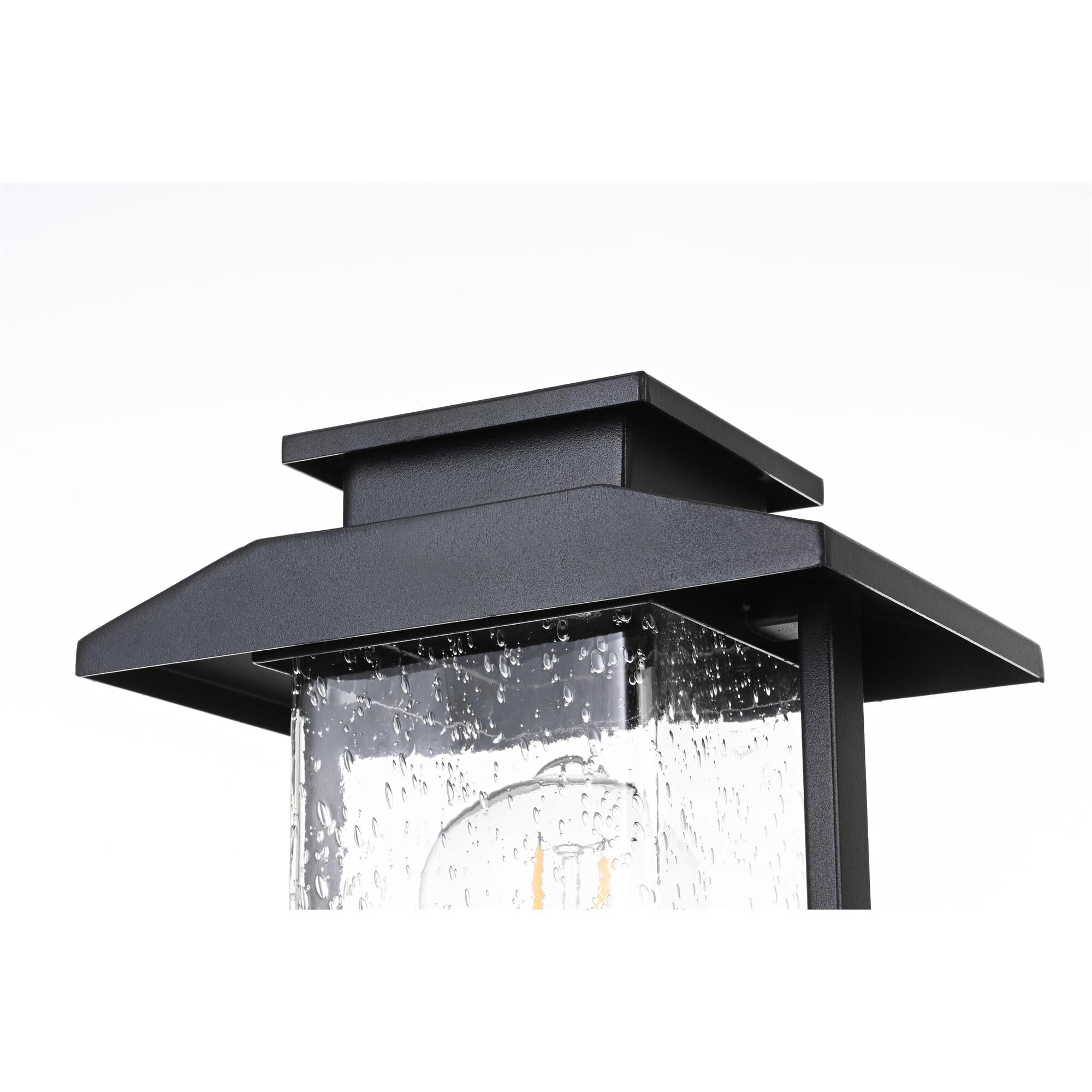 Tioga 15 Inch Outdoor Post Lamp by Elegant Lighting