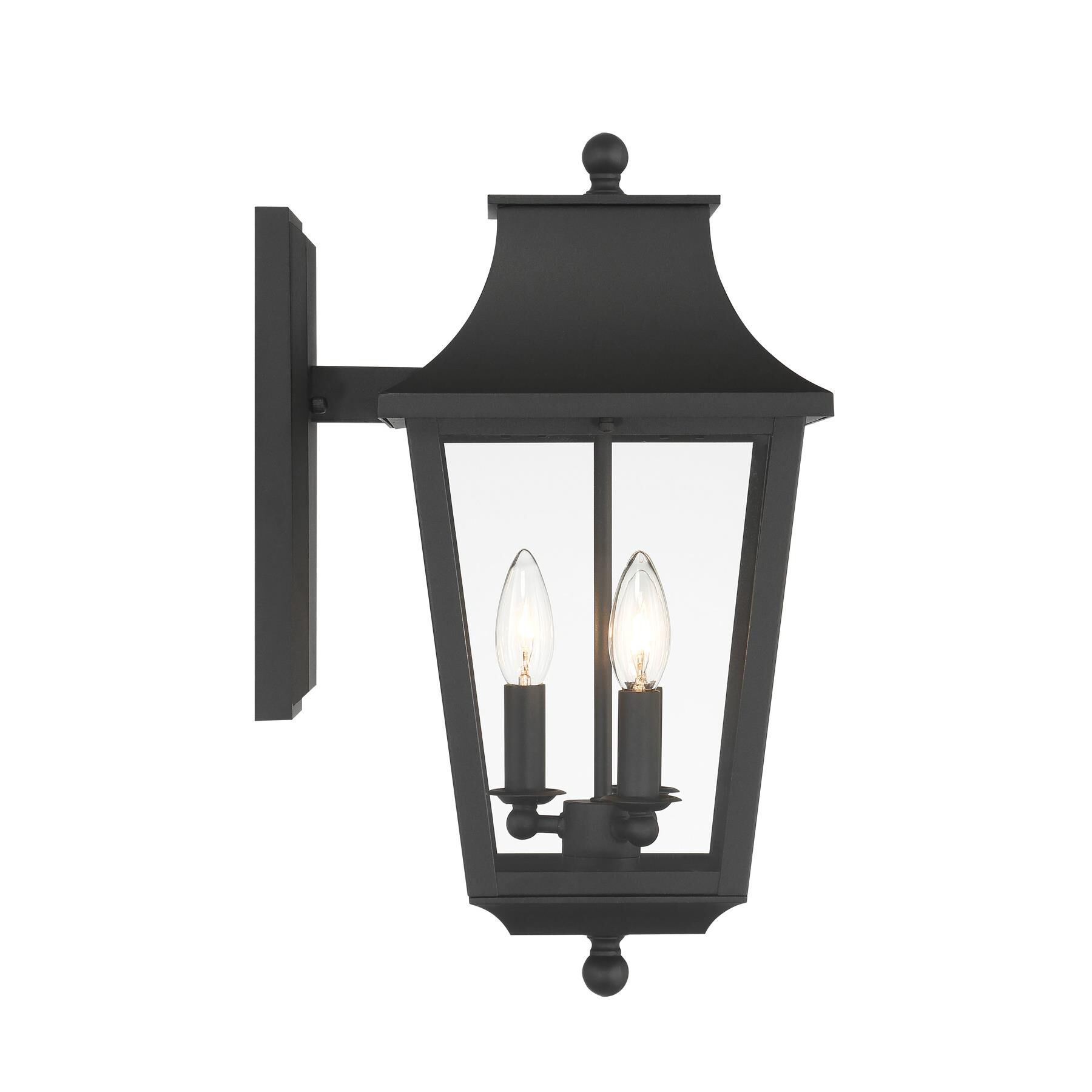 Shown in Sand Coal finish and Clear glass