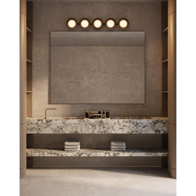 Peyton Fox Cleo 36 Inch Bath Vanity Light by Kuzco