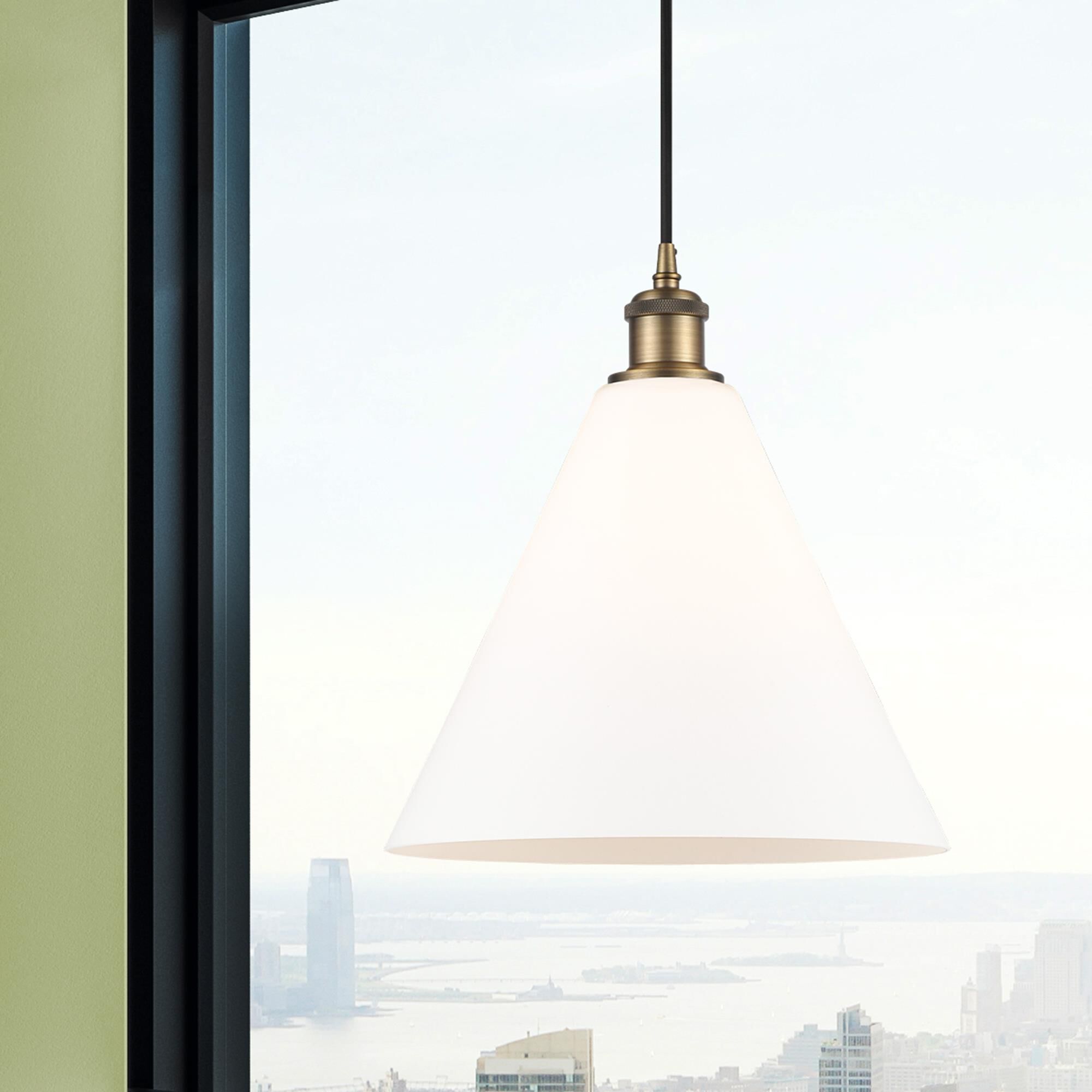 Innovations Lighting Bruno Marashlian Ballston Cone 12 Inch Mini Pendant