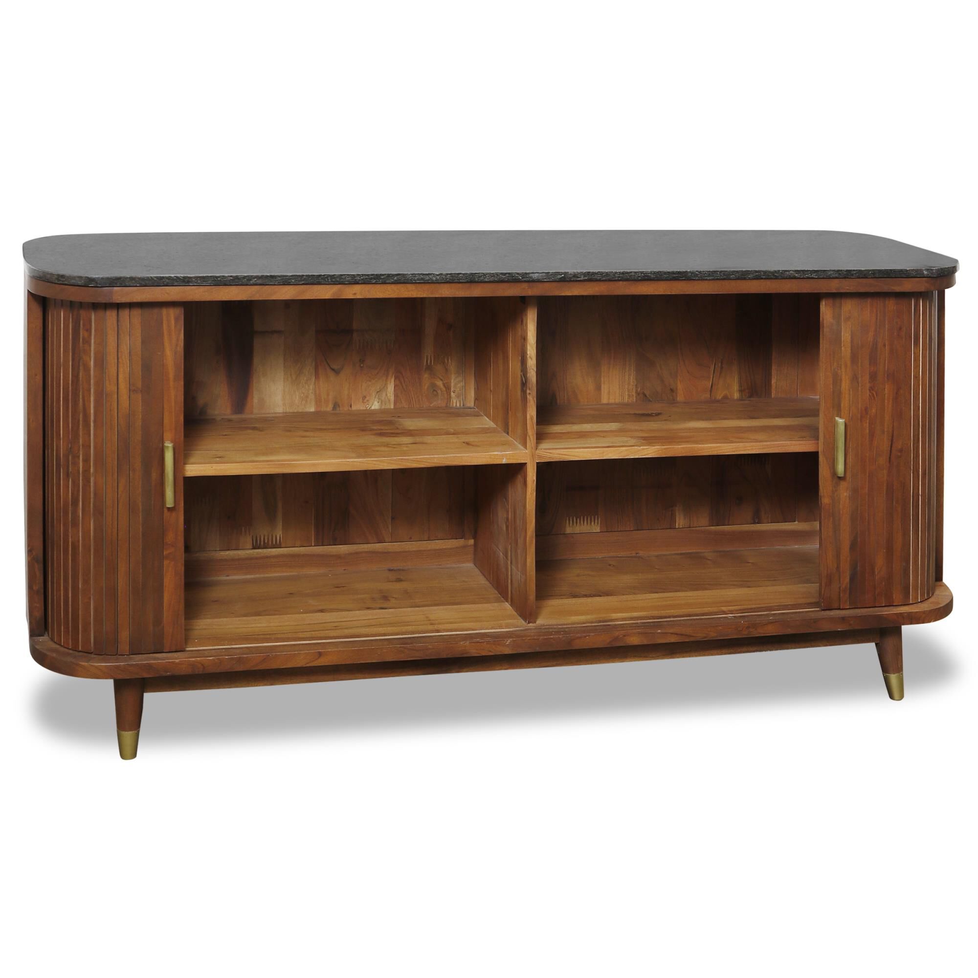 Shown in Black, Brown Stain and Gold finish