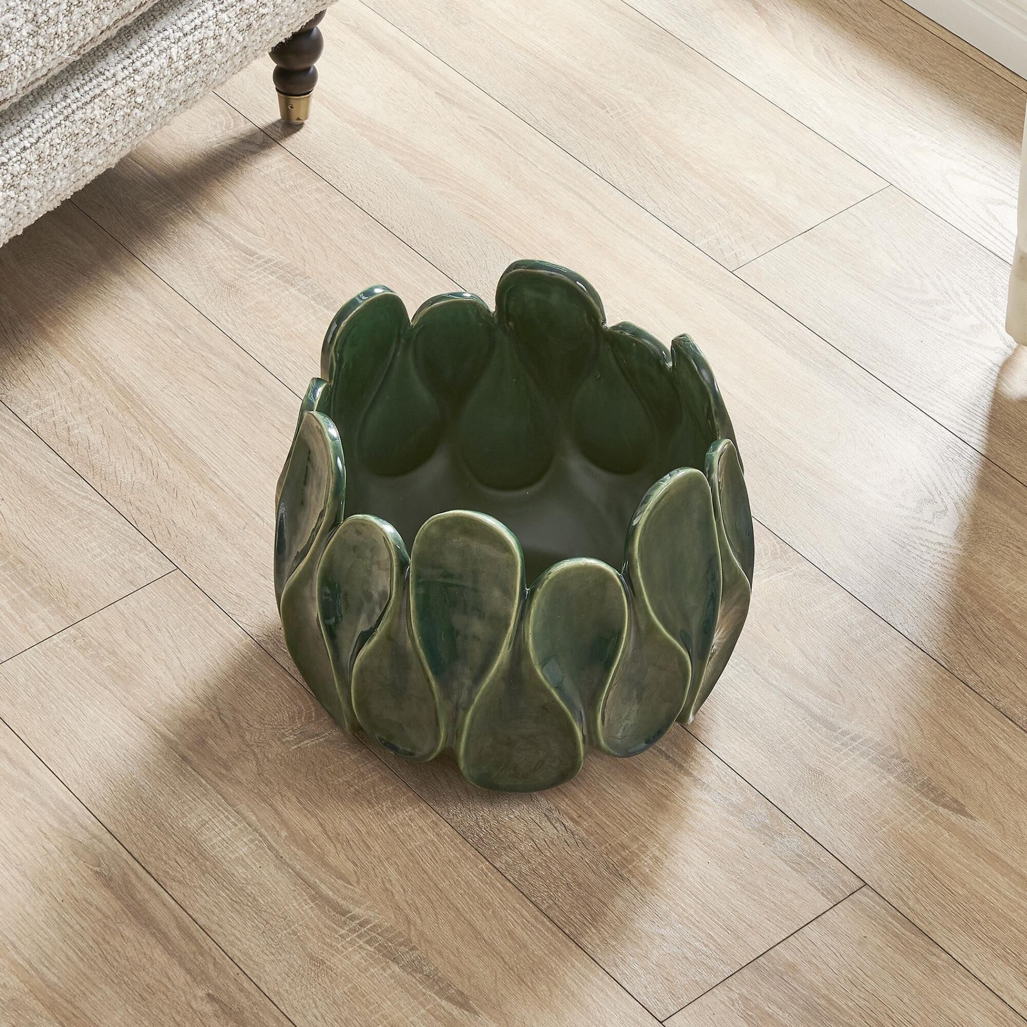 Uttermost Petal Pinch Indoor-Outdoor Bowl Bowl by Uttermost