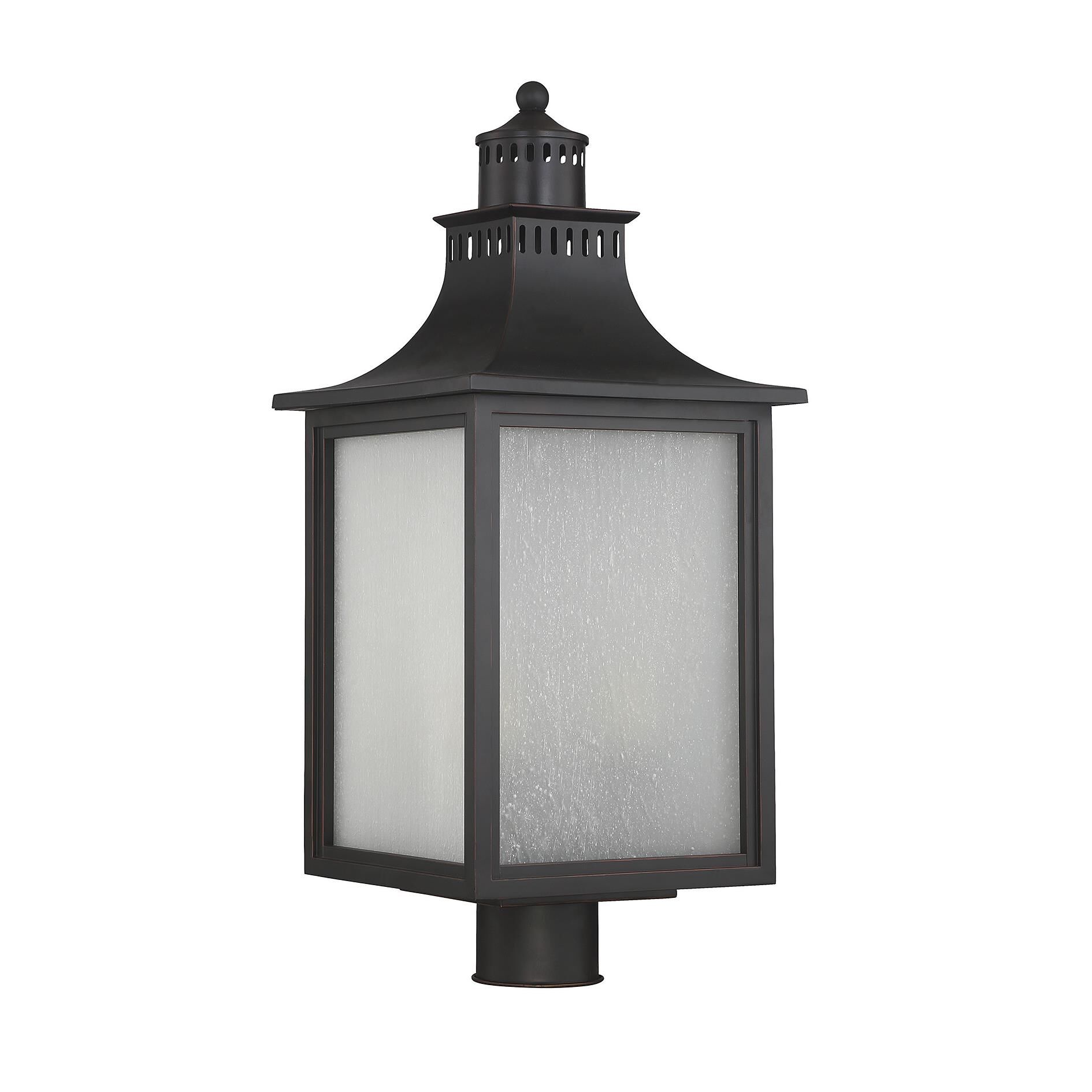 Karyl Pierce Paxton Monte Grande 23 Inch Tall 3 Light Outdoor Post Lamp by Savoy House