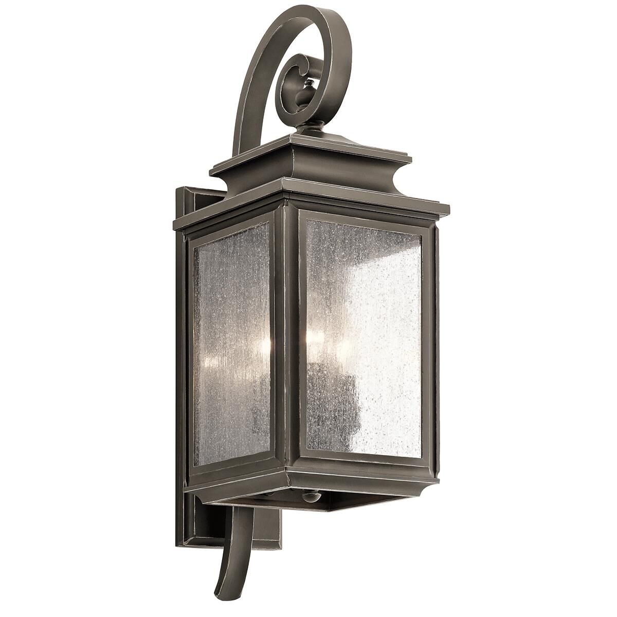 Wiscombe Park 21 Inch Tall 3 Light Outdoor Wall Light by Kichler Lighting
