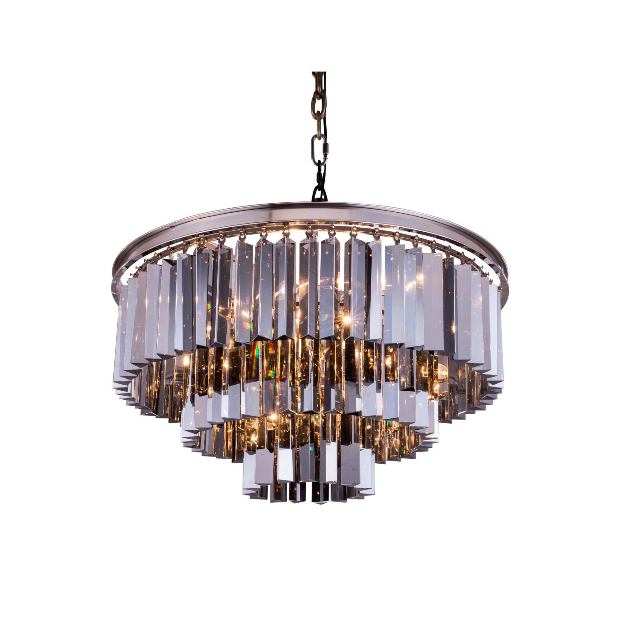 Sydney 26 Inch 9 Light Chandelier by Elegant Lighting
