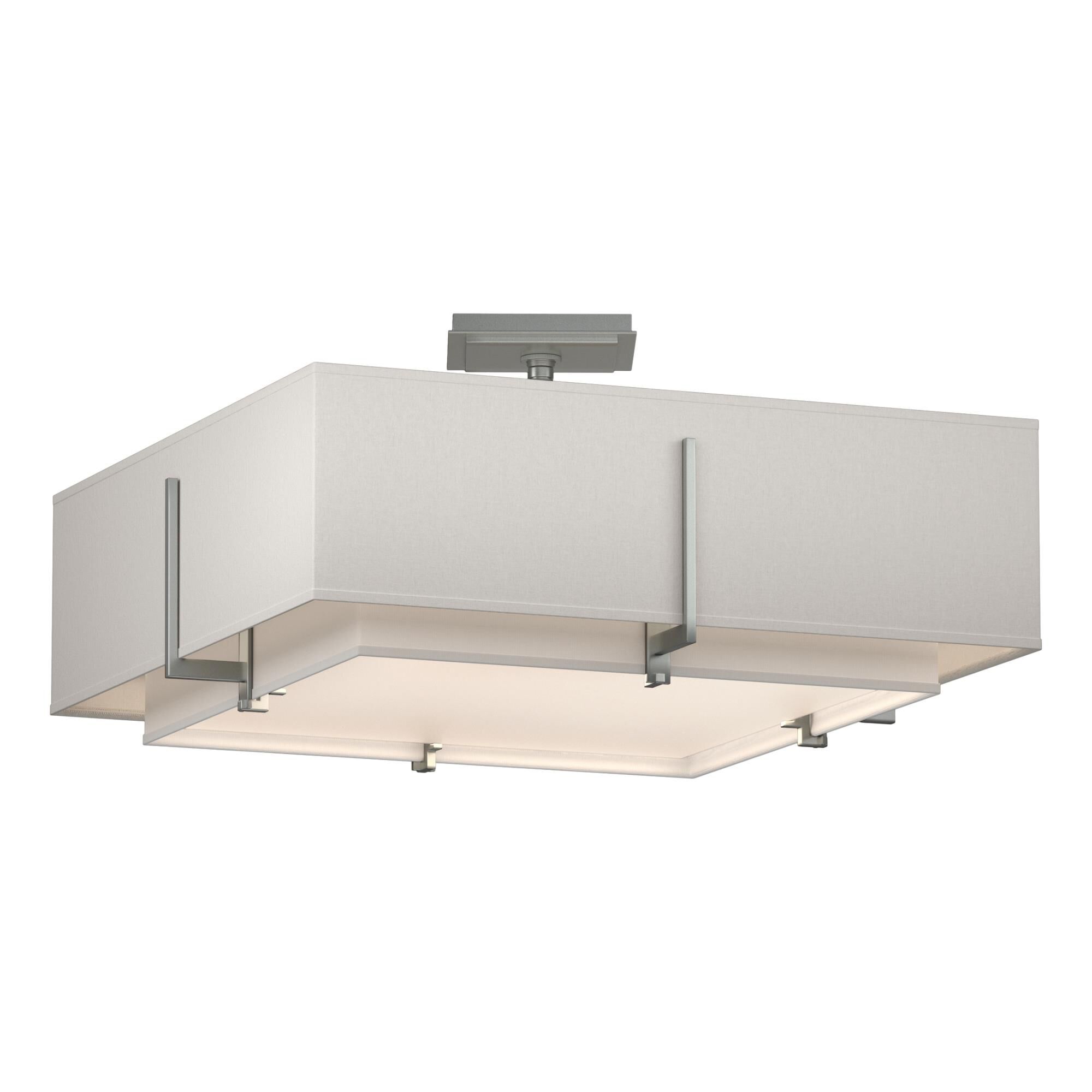 Exos 20 Inch 4 Light Semi Flush Mount by Hubbardton Forge