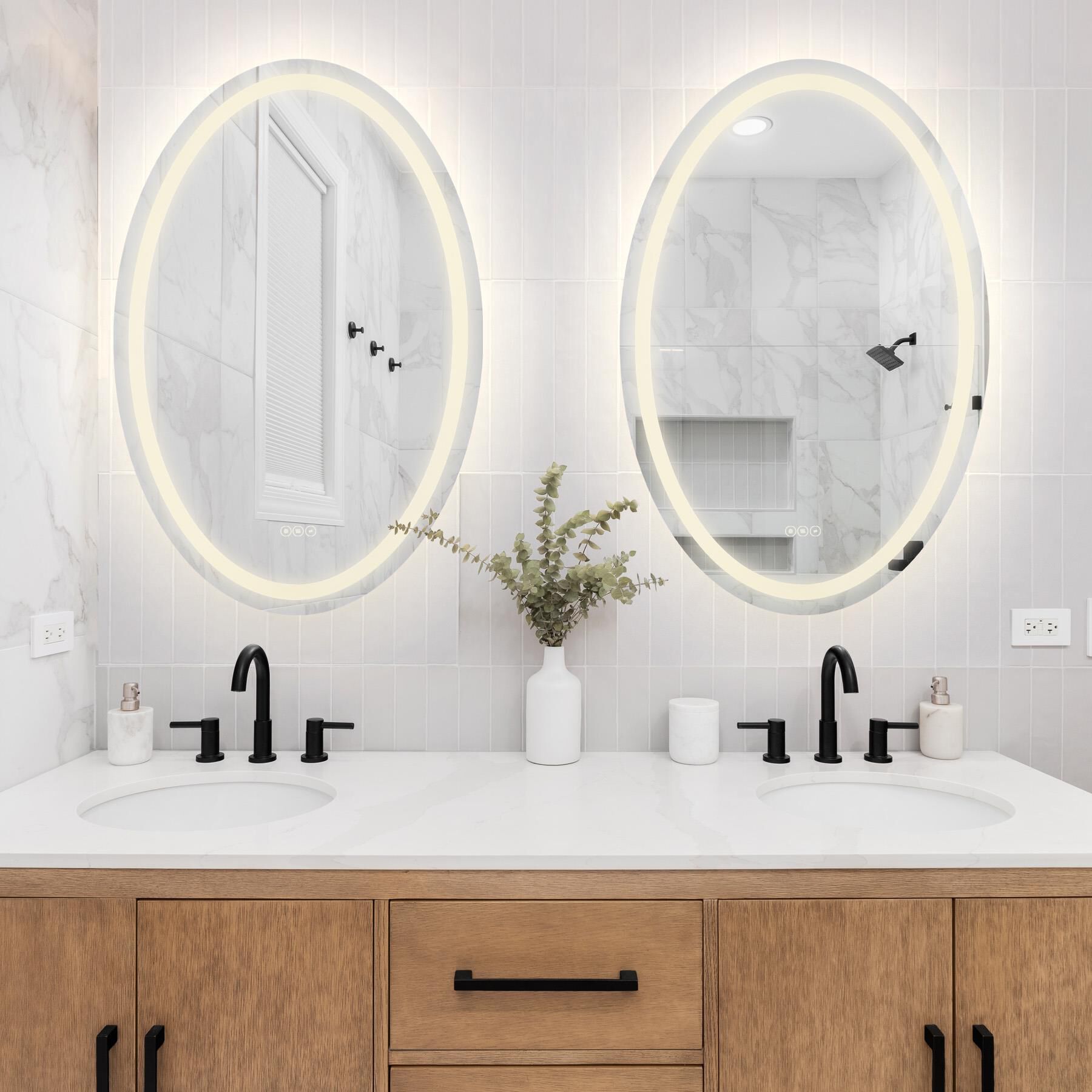 Beckett 24 Inch LED Lighted Mirror by Savoy House