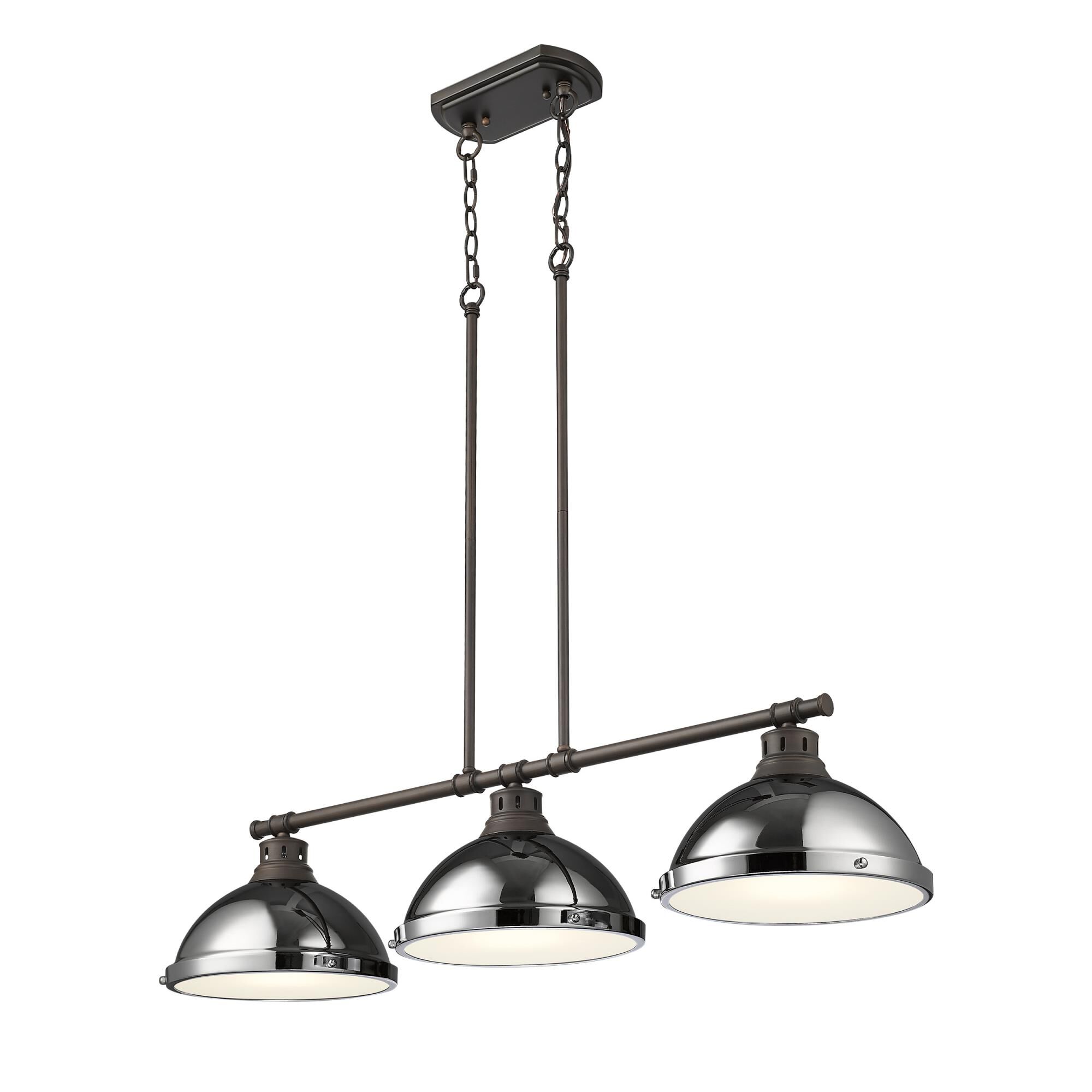 Shown in Chrome finish and Chrome shade