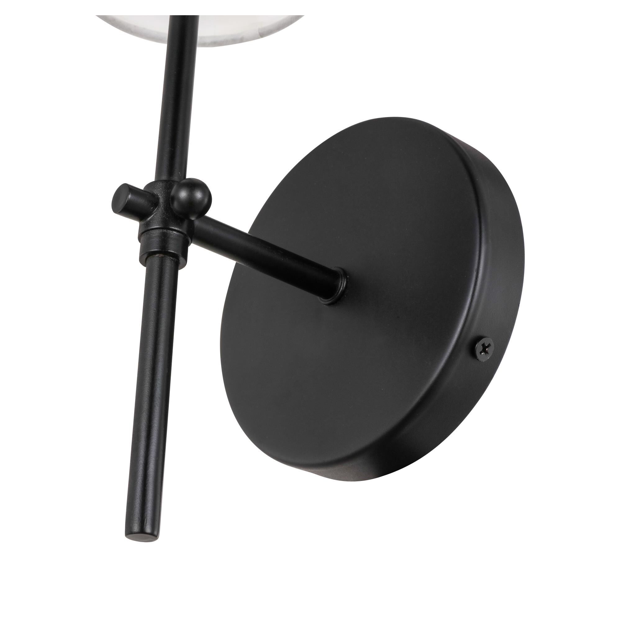 Shown in Brass finish and White Fabric shade