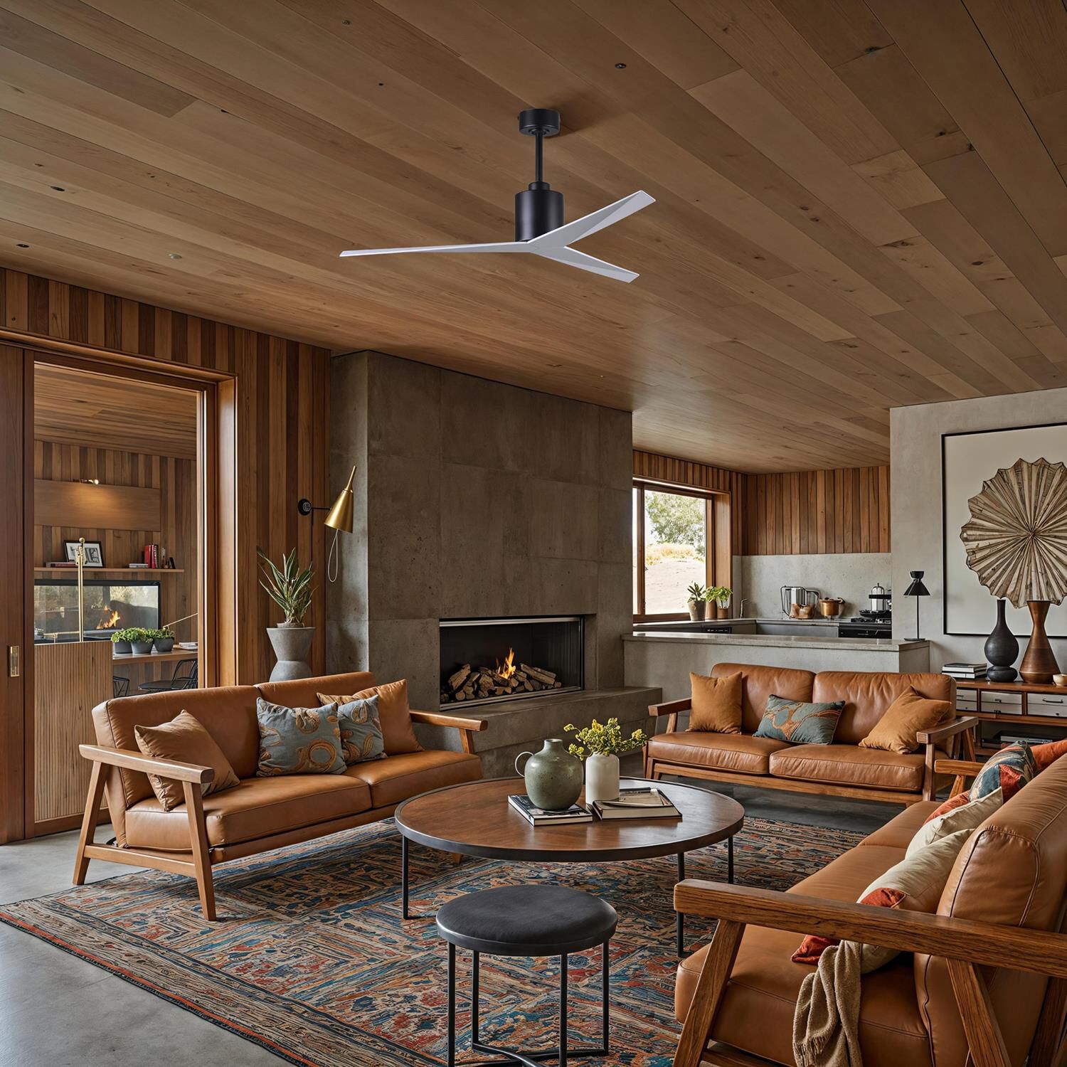 Eliza Outdoor Rated 56 Inch Ceiling Fan by Matthews Fan Company