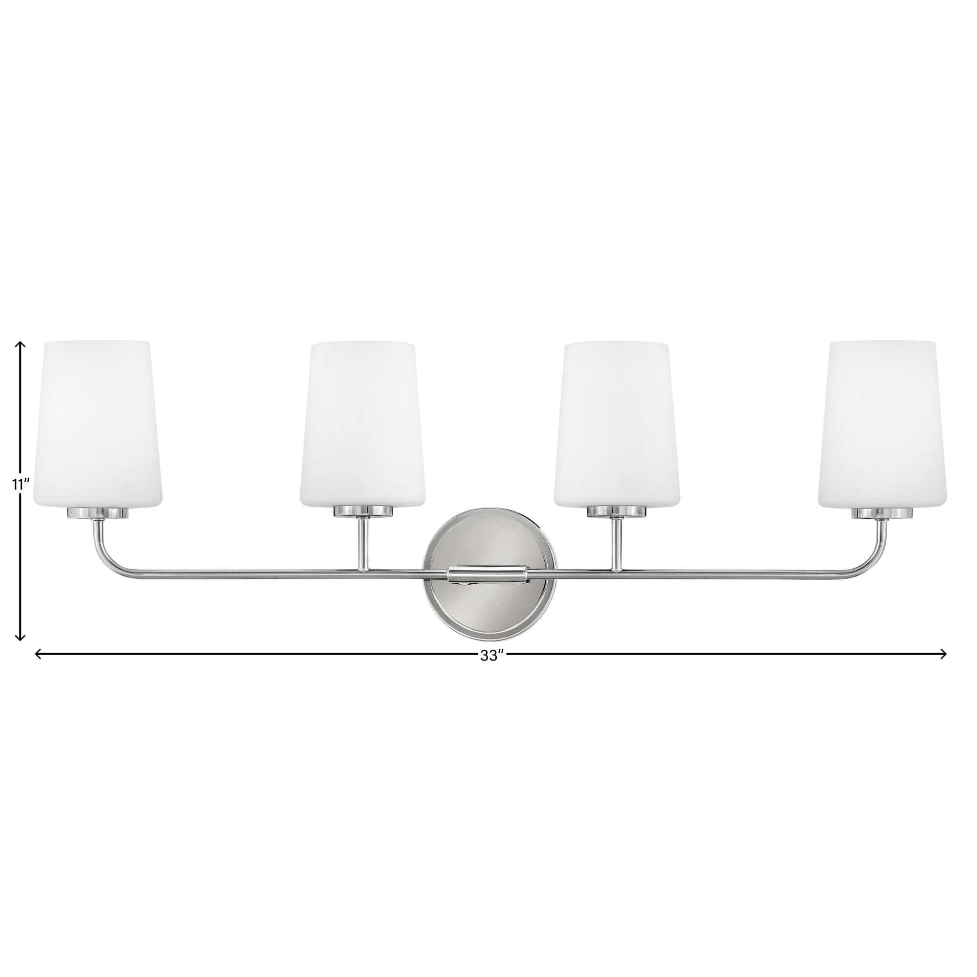 Kline 33 Inch 4 Light Bath Vanity Light by Lark