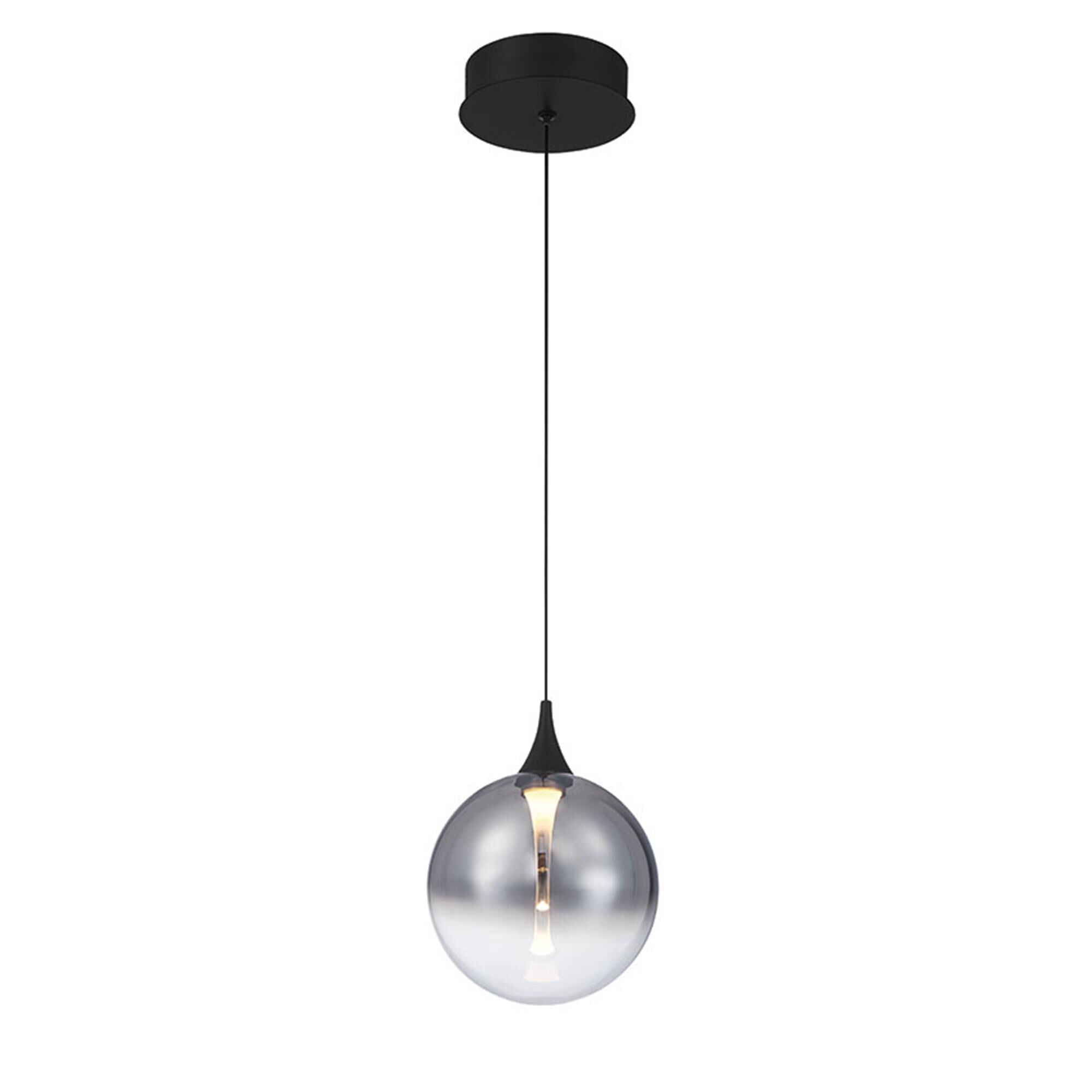 Shown in Matte Black finish and Smoked glass