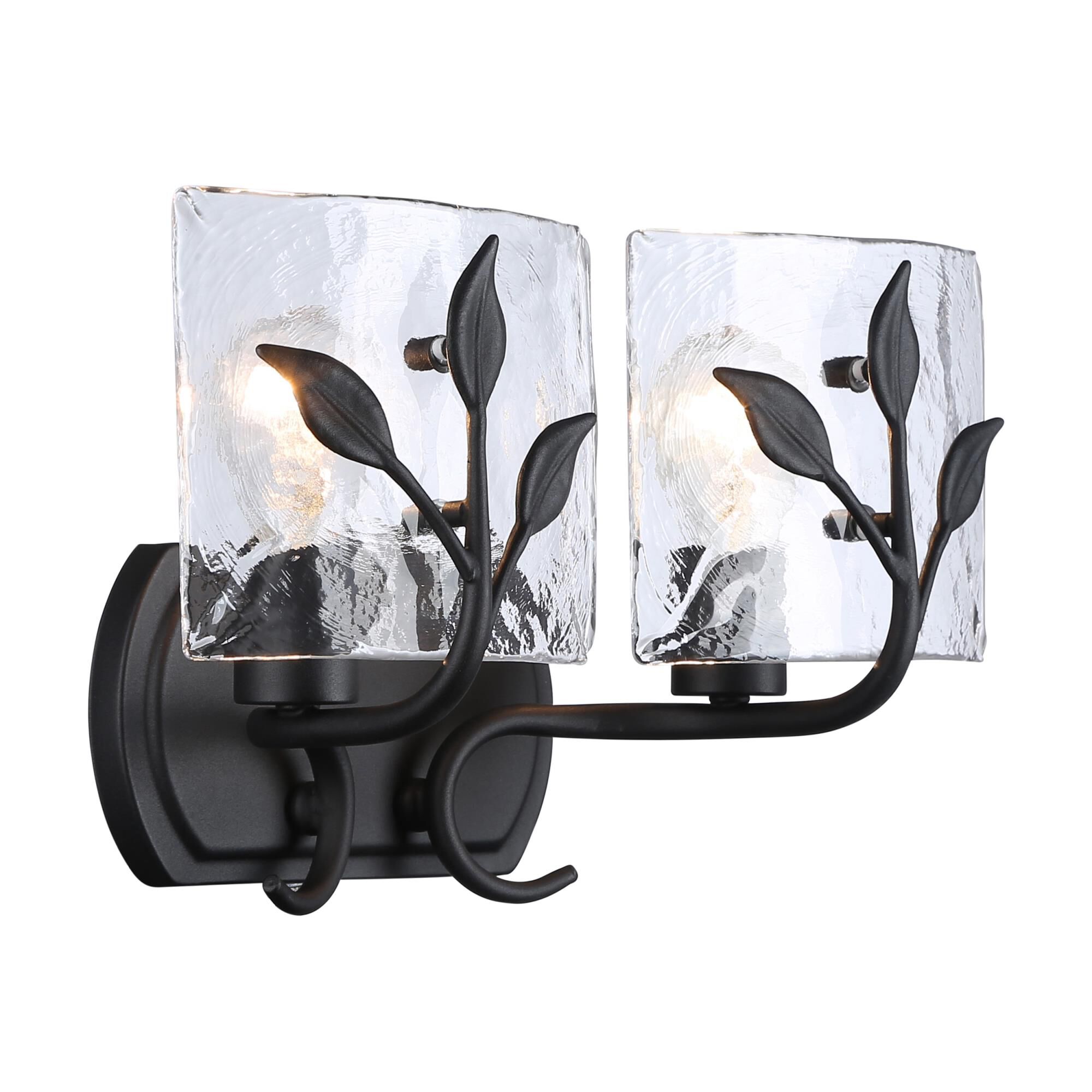 Shown in Natural Black finish and Clear glass