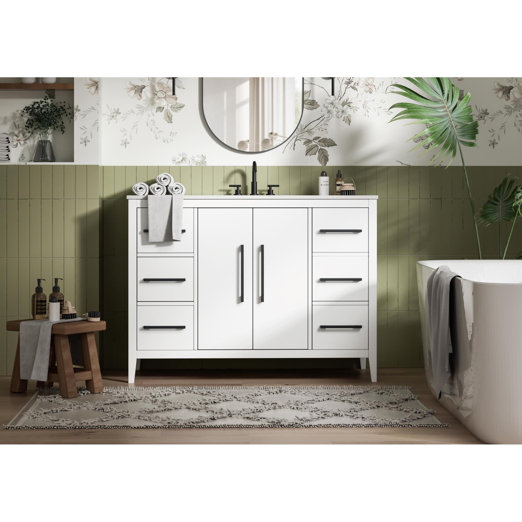 Millie 48 Inch Bath Vanity by Elegant Dcor