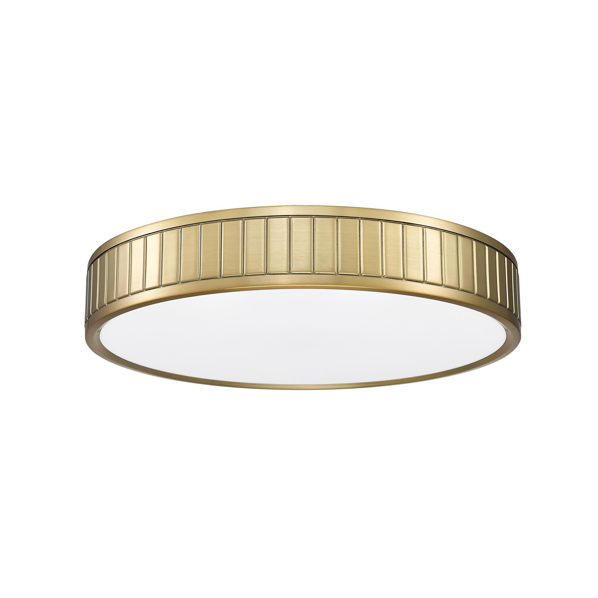 Shown in Modern Gold finish and Frosted glass