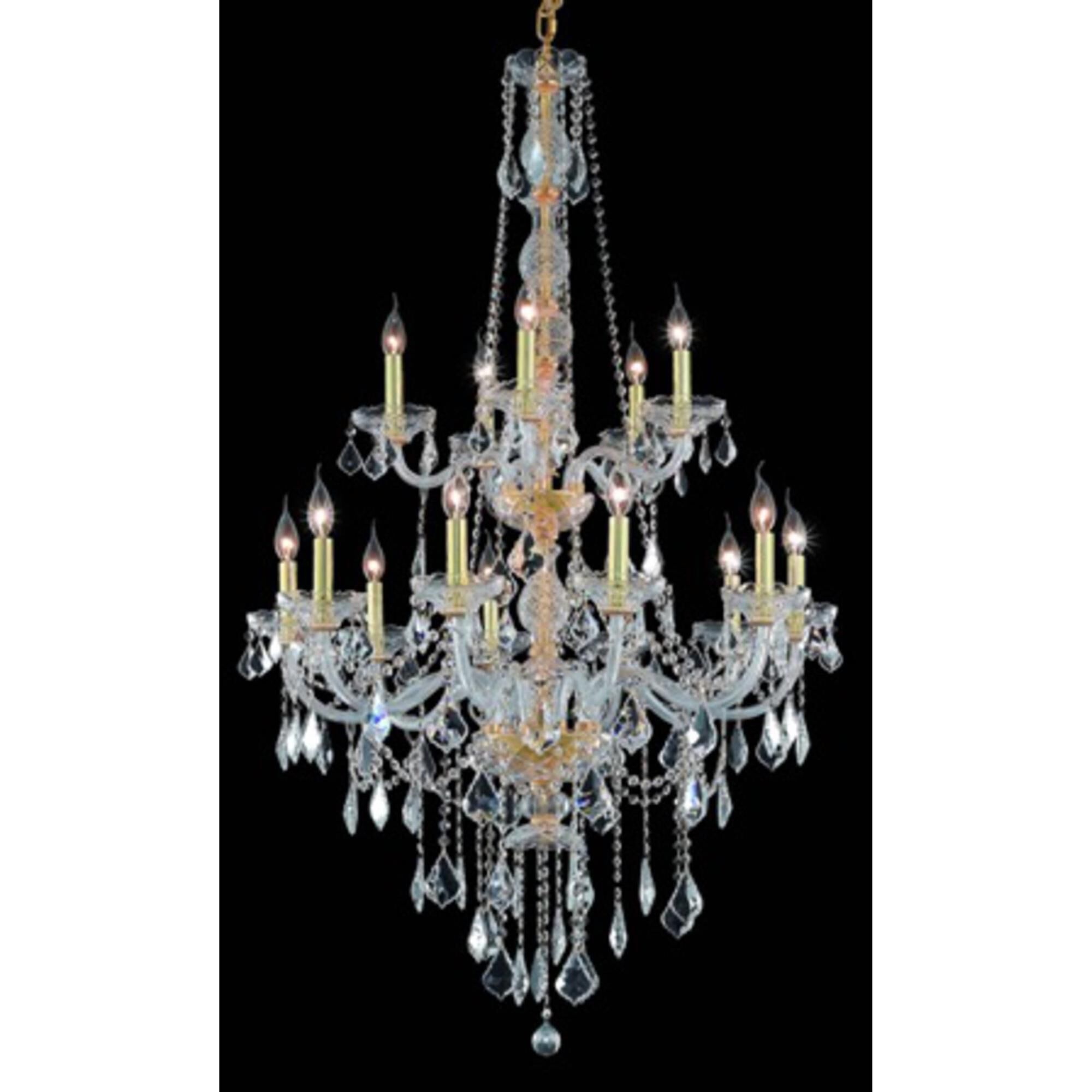 Verona 33 Inch 15 Light Chandelier by Elegant Lighting