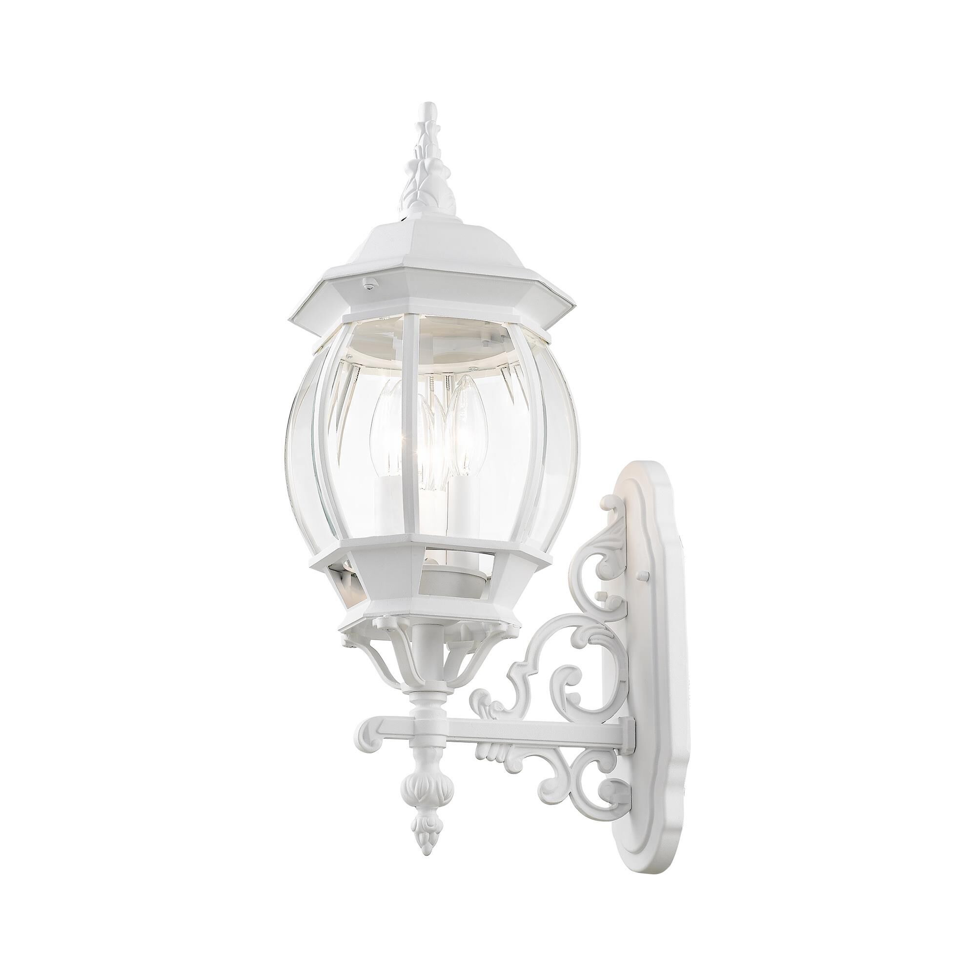 Frontenac 22 Inch Tall 3 Light Outdoor Wall Light by Livex Lighting