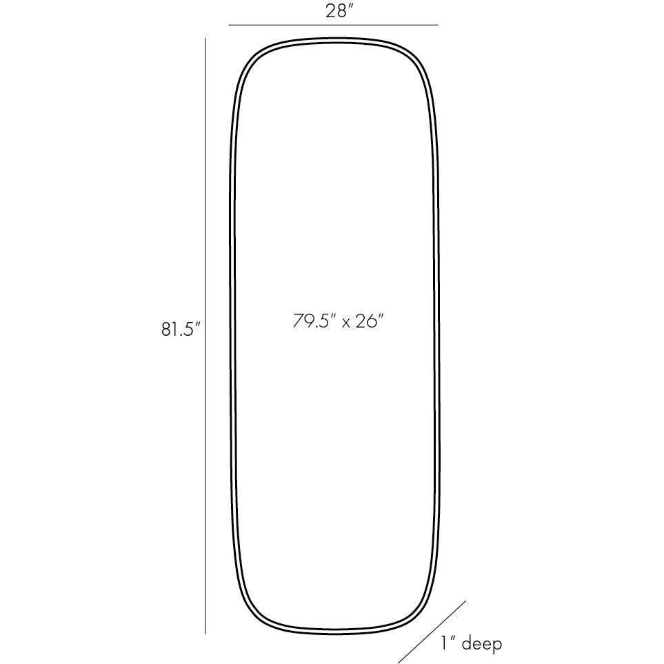 Cut 82 Inch Decorative Mirror by Arteriors Home