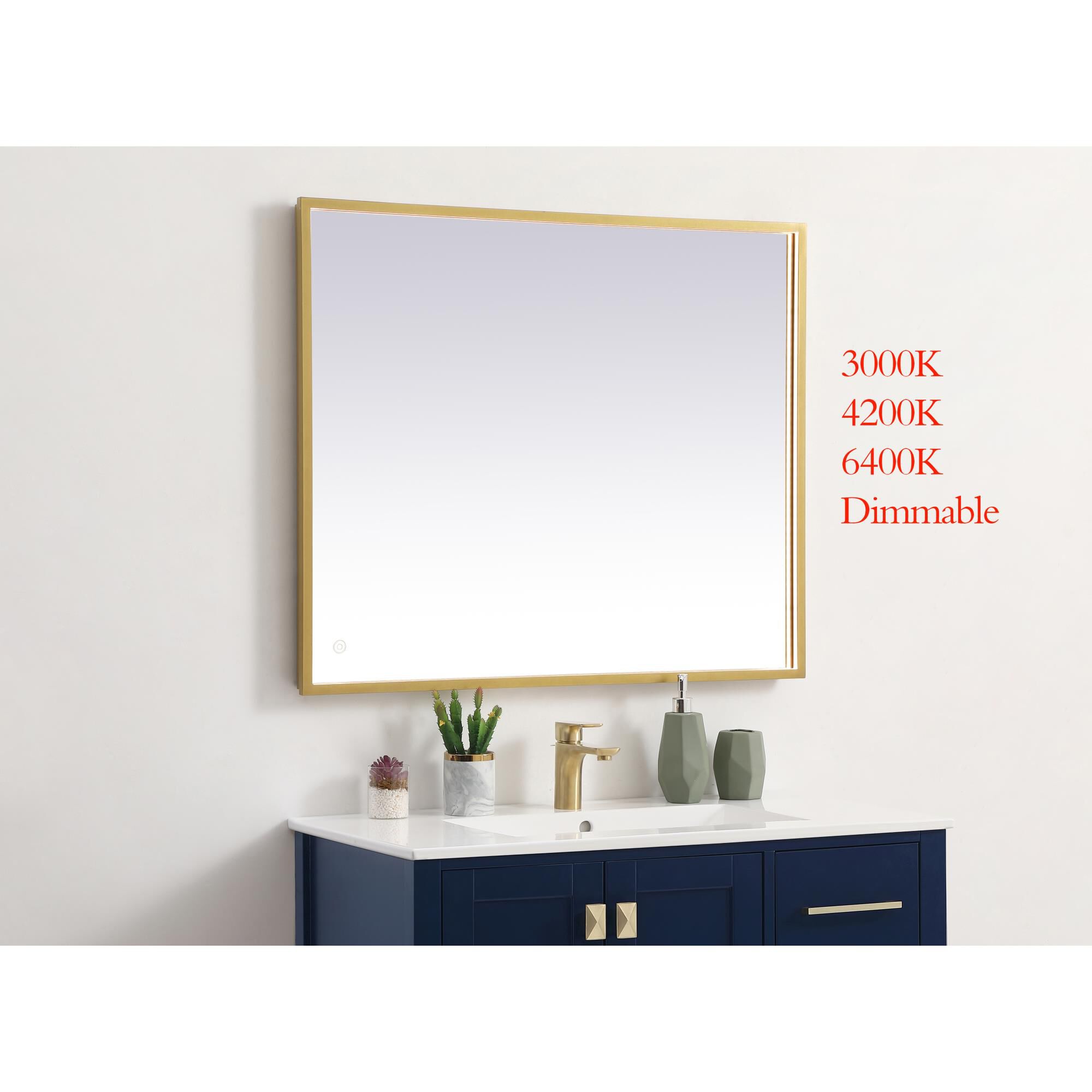 Pier LED Lighted Mirror by Elegant Decor