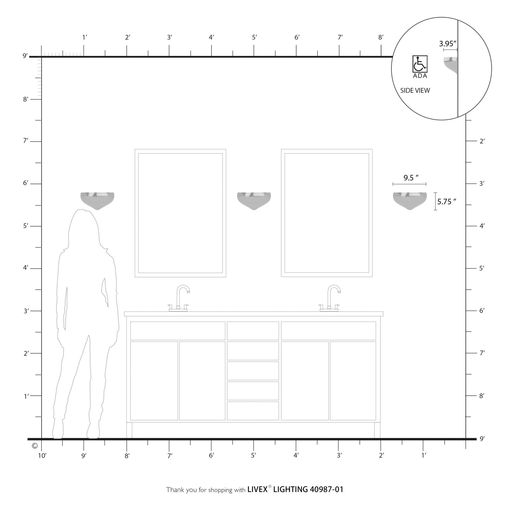 Shown in Antique Brass finish and Antique Brass with White Inside shade