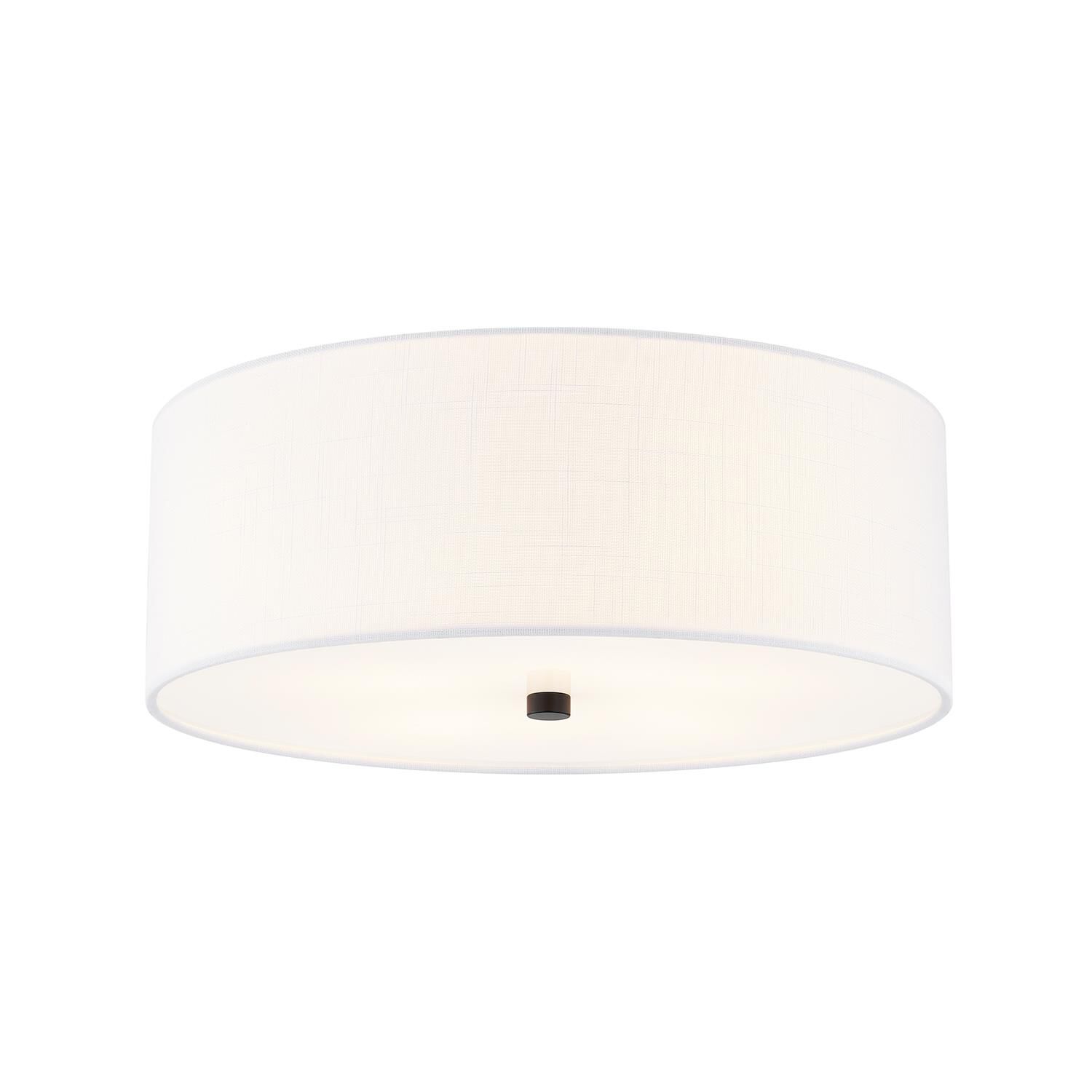 Textile - Classic 18 Inch Flush Mount by Justice Design Group