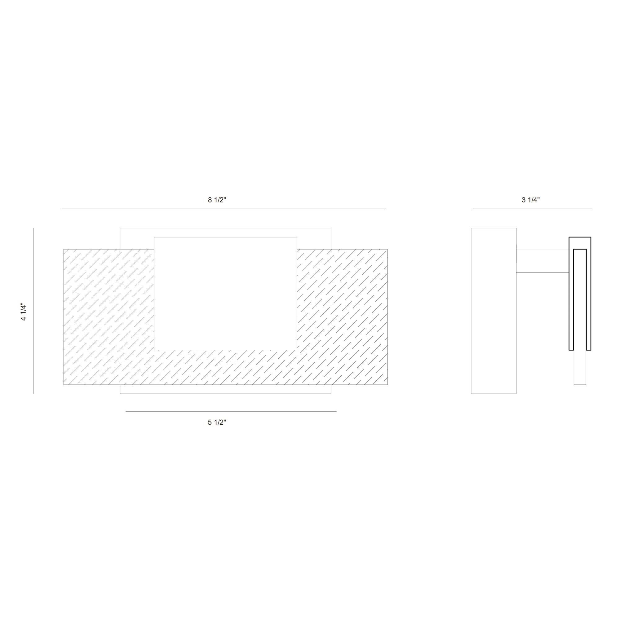 Eurofase Lighting Kasha 8 Inch LED Wall Sconce