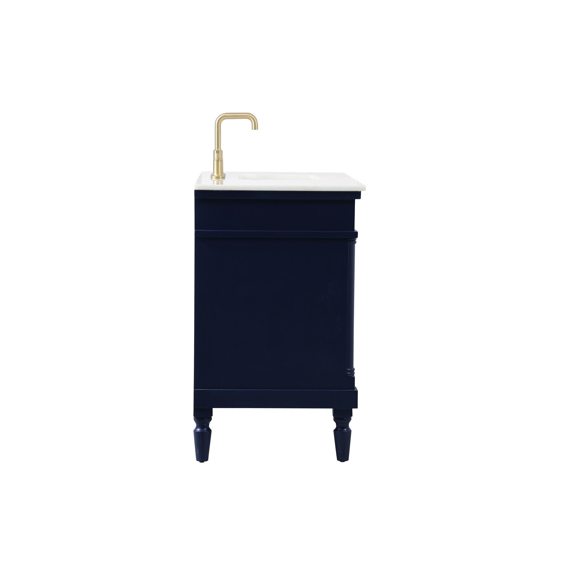 Shown in Blue finish