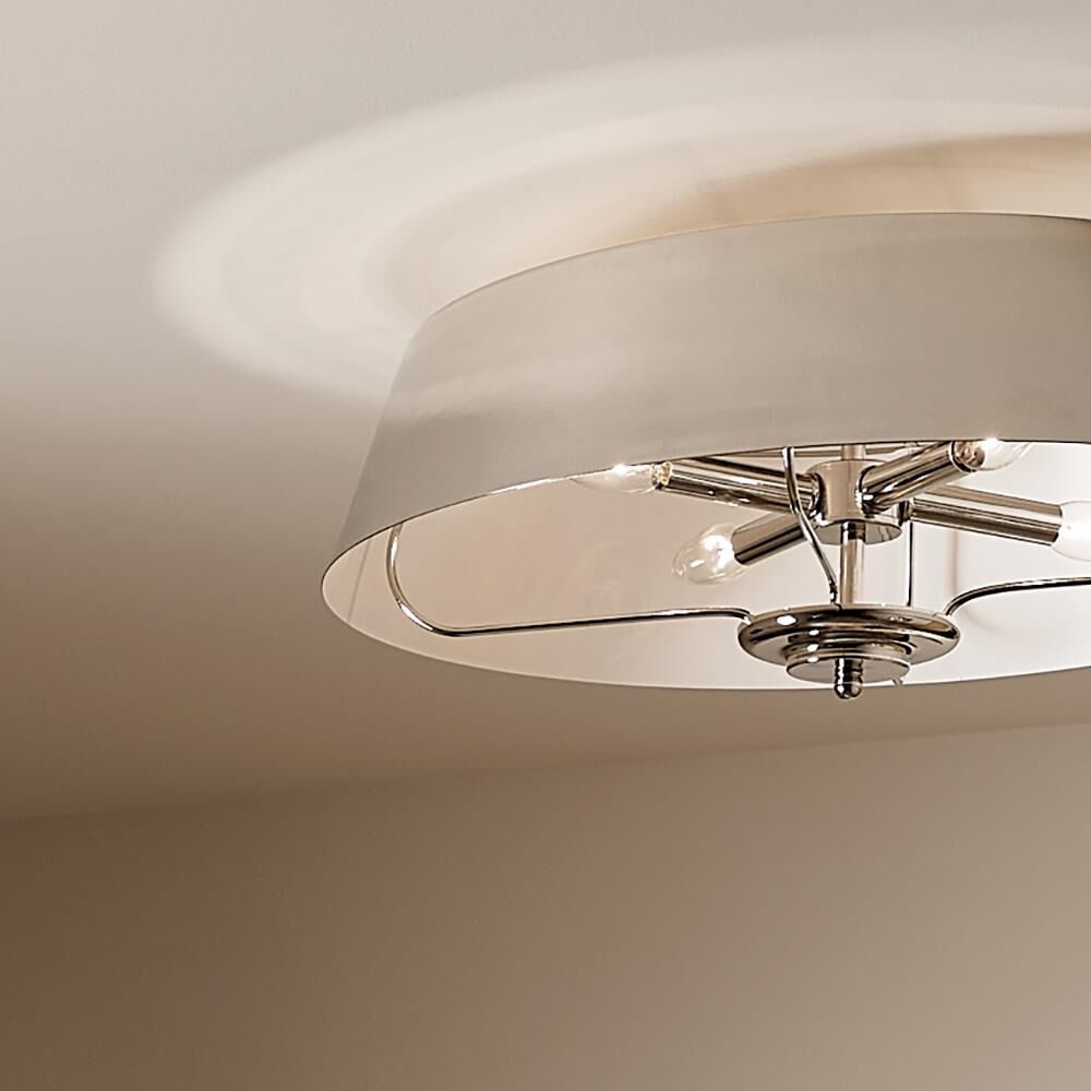 Shown in Polished Nickel finish and Metal shade