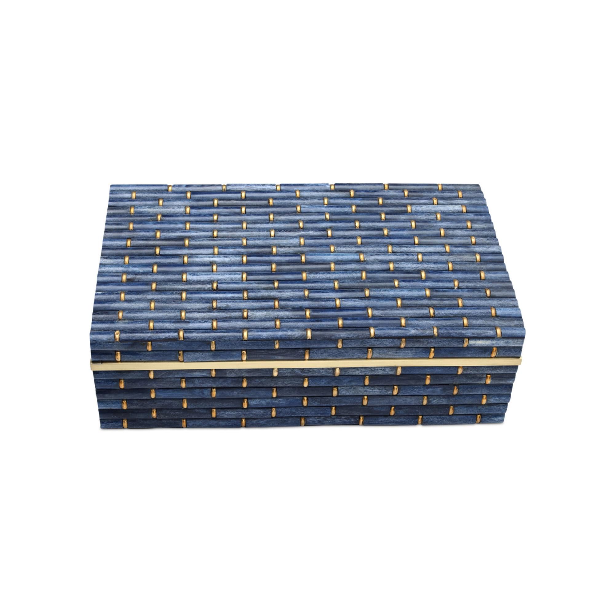 Midnight Bamboo Accent Box Set of 2,