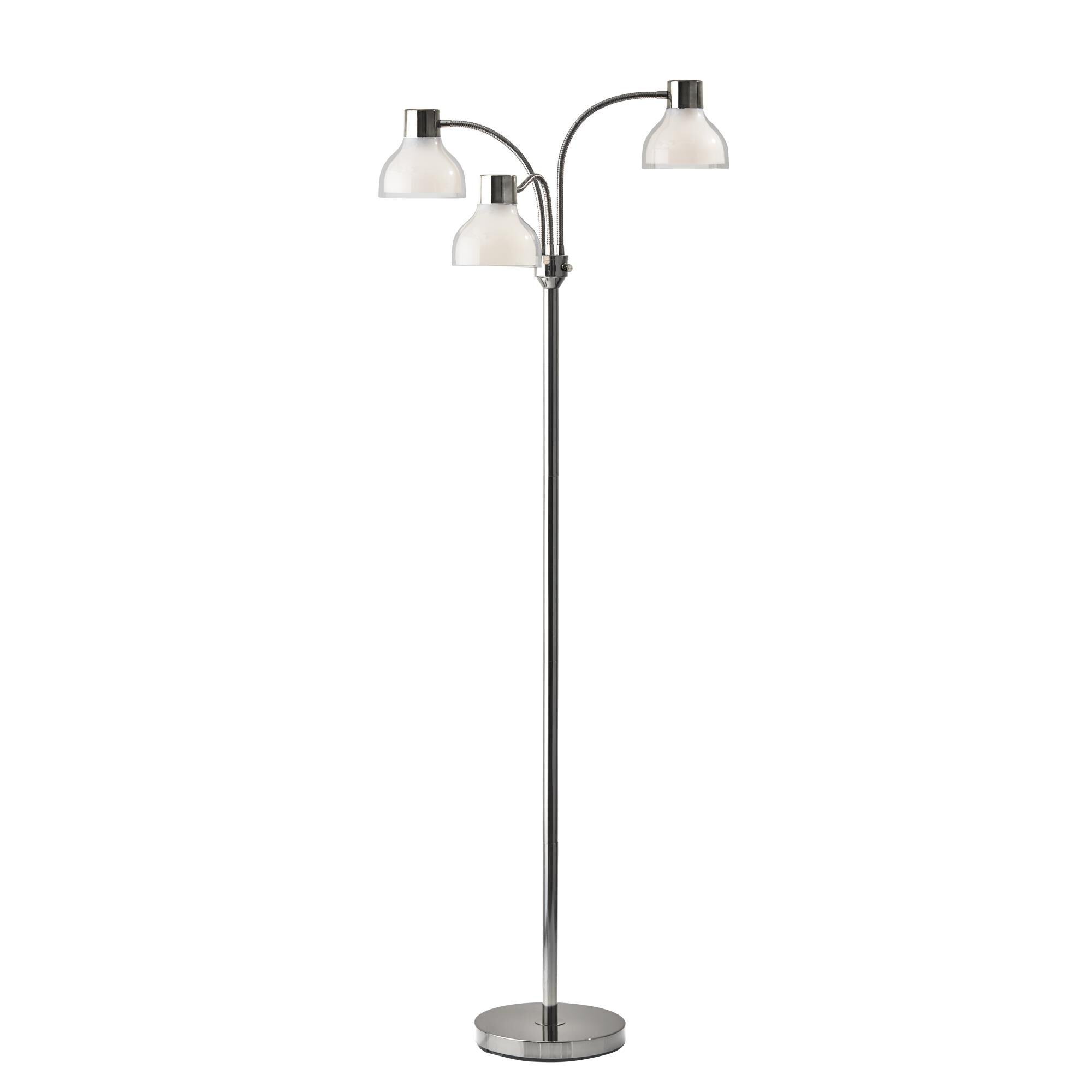 Shown in Polished Nickel finish and Clear Outer-Frosted Inner shade