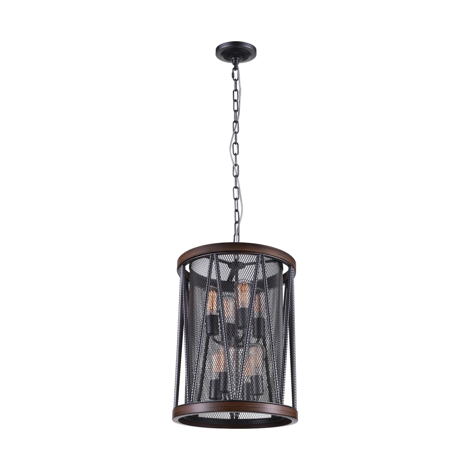 Parsh 16 Inch 8 Light Mini Chandelier by CWI Lighting