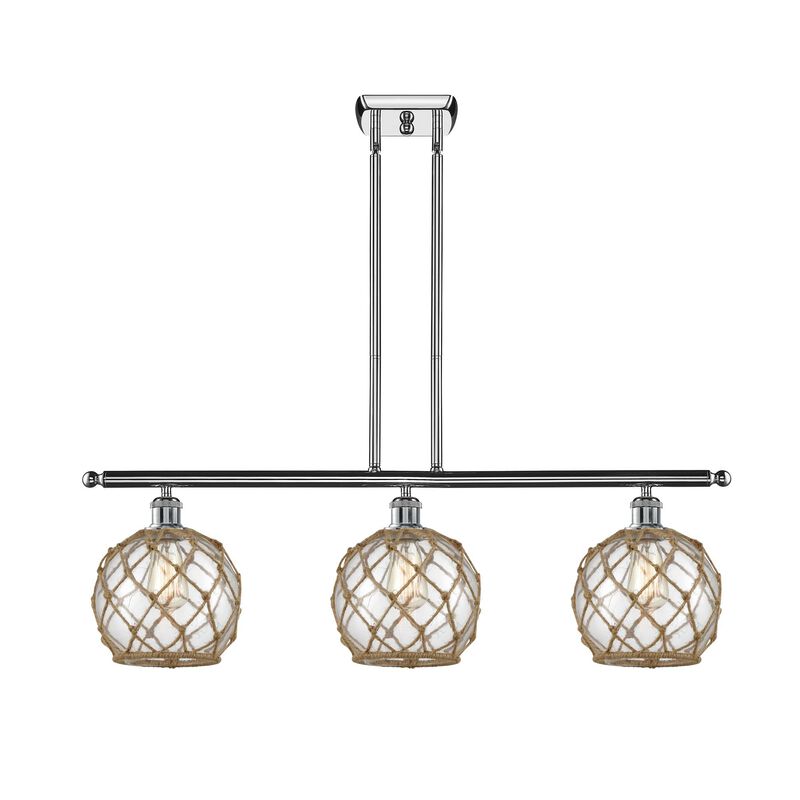 Bruno Marashlian Farmhouse Rope 36 Inch Linear Suspension Light by Innovations Lighting