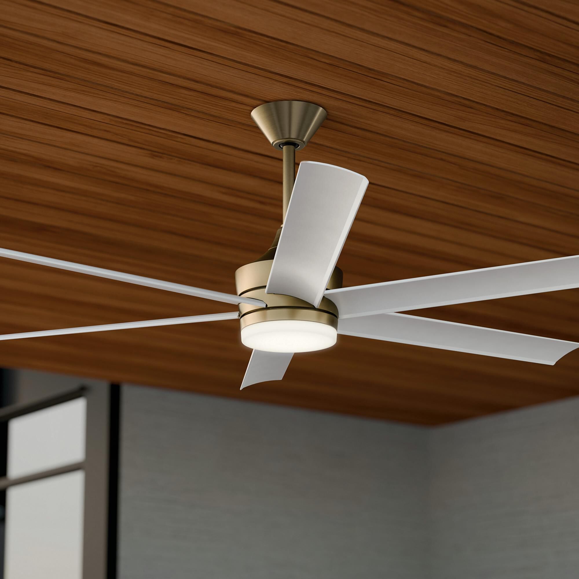 Shown in Champagne Bronze finish and Clear Polycarbonate with Inside Frosted Acrylic glass