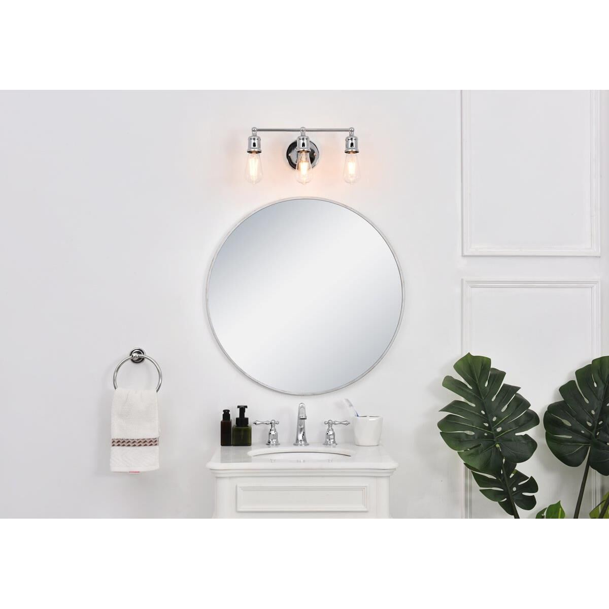 Shown in Chrome finish