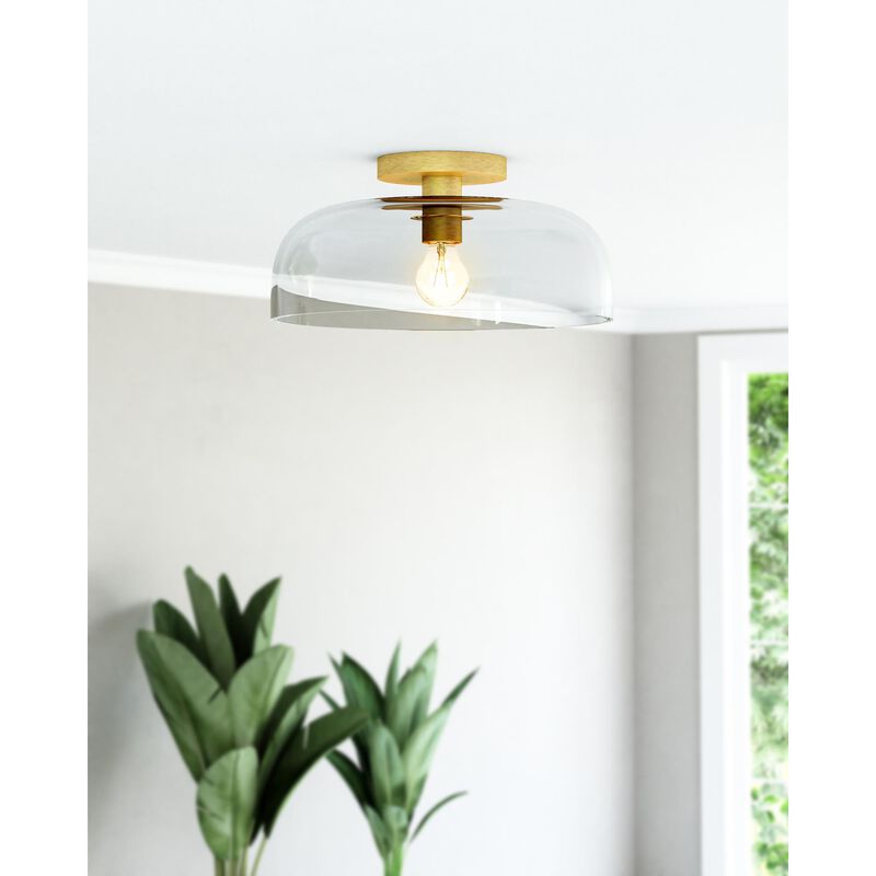 Sylvia 12 Inch Semi Flush Mount by Alora Mood