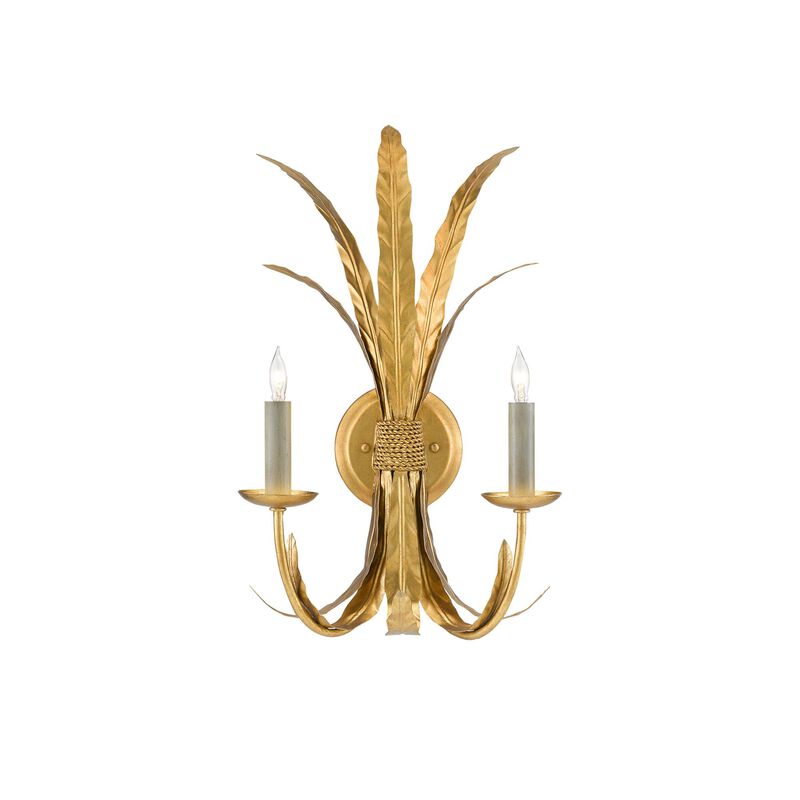 Bunny Williams Bette Medium 2 Light Wall Sconce by Currey & Company