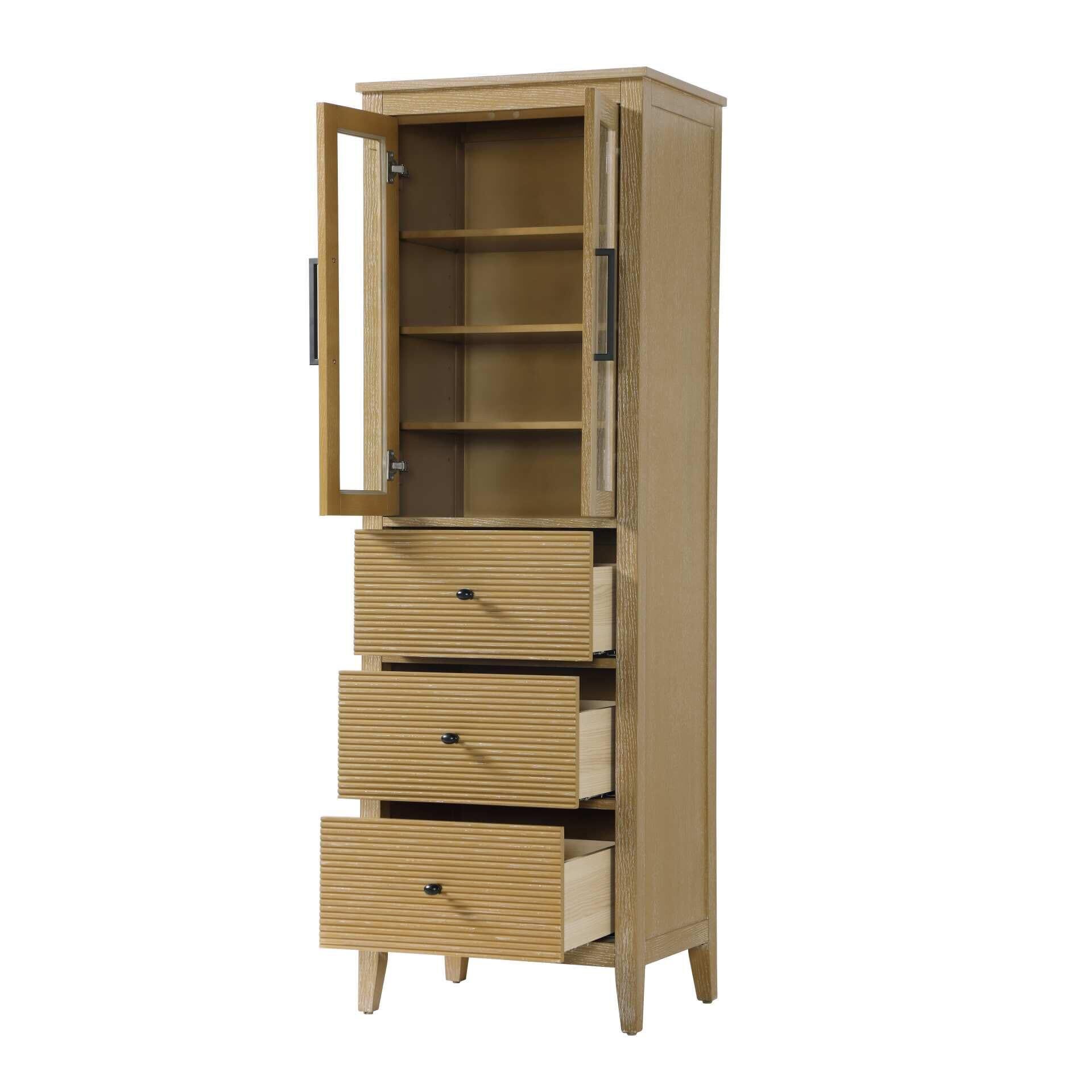 Shown in Linen Oak finish
