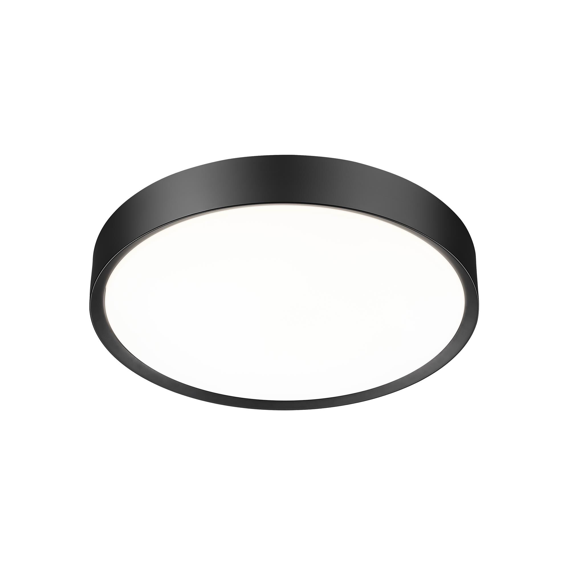 Shown in Matte Black finish and Frosted glass and Frosted shade