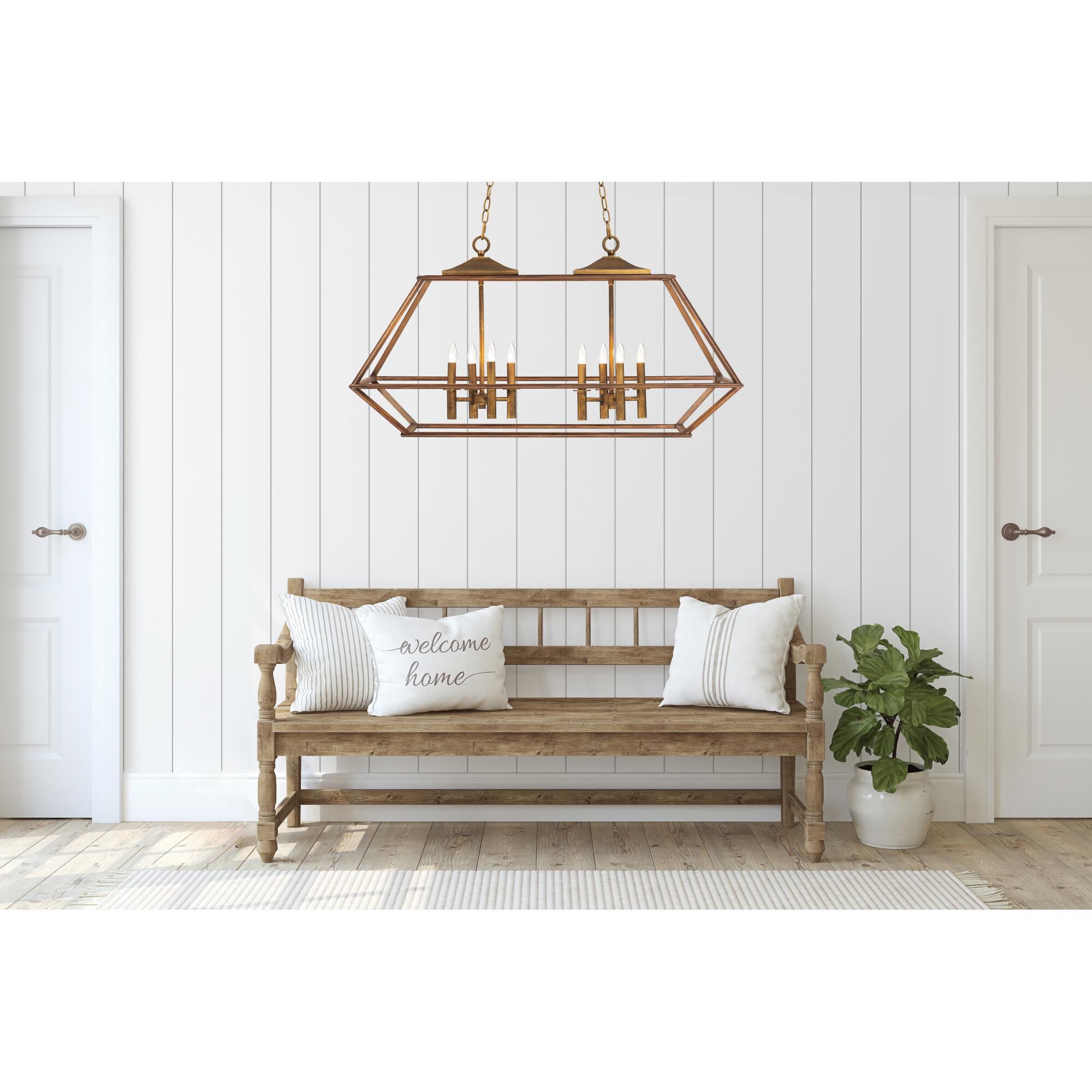 Shown in Hazel - Burnished Gold finish