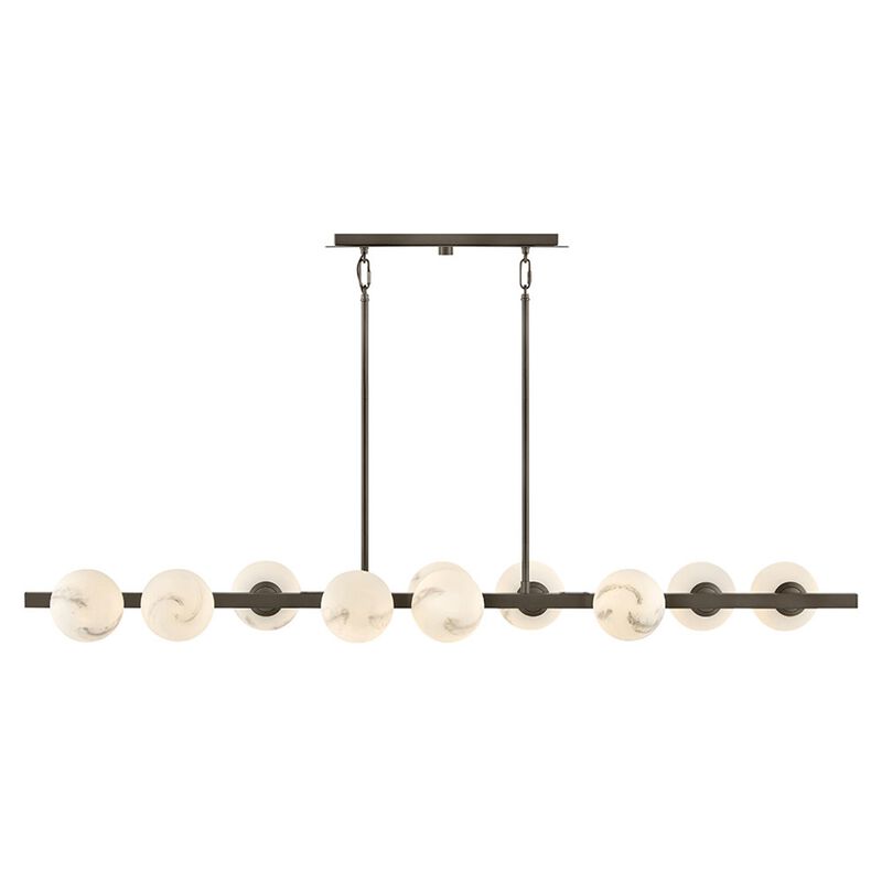 Selene Medium Linear Chandelier by Fredrick Ramond