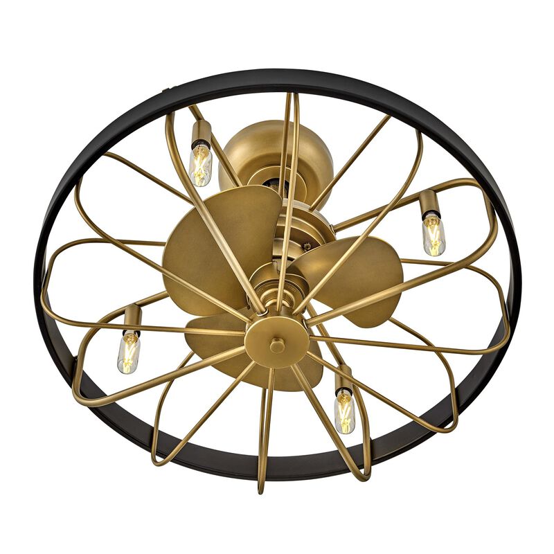 Eli 12 Inch Chandelier Ceiling Fan with Light Kit by Hinkley