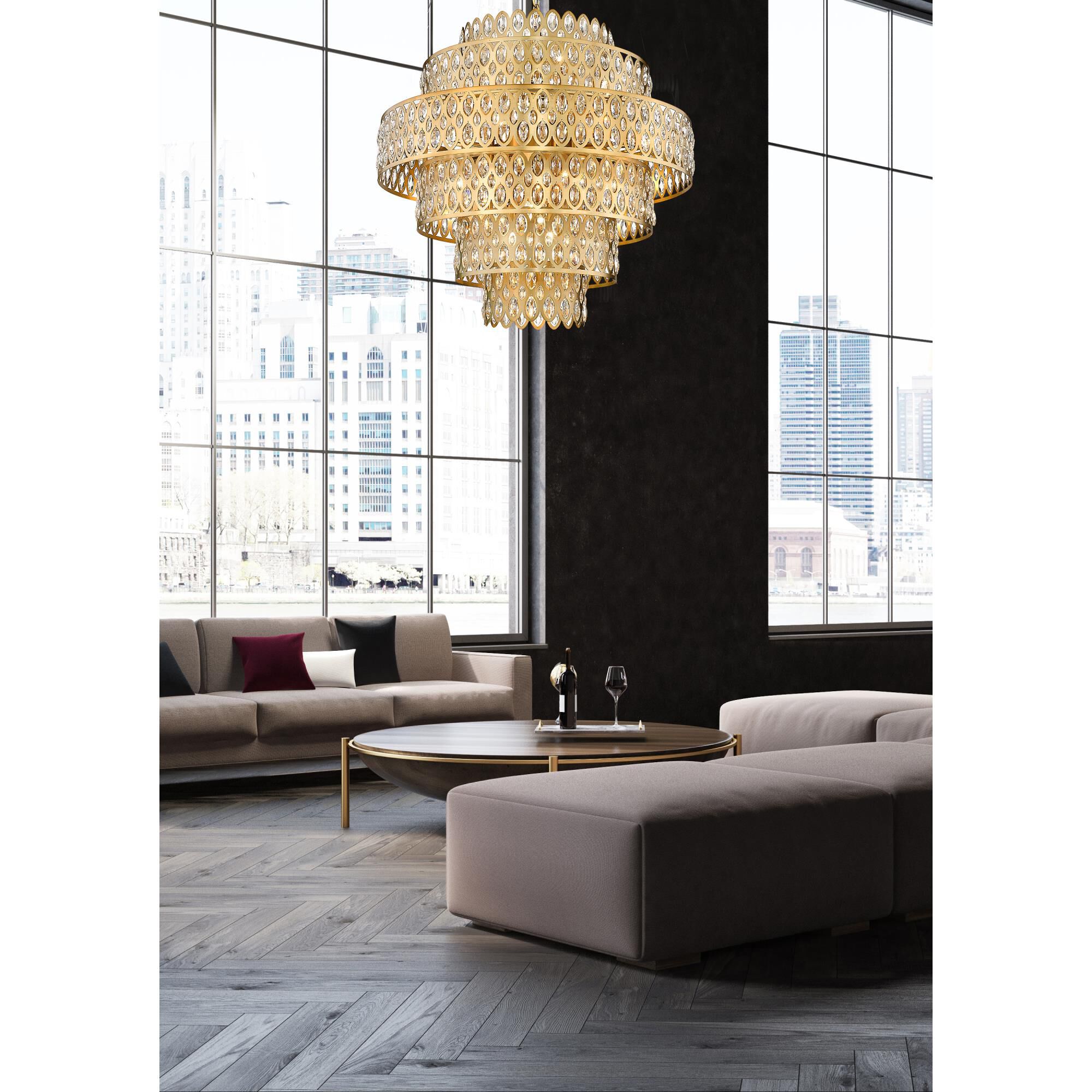 Dealey 32 Inch 17 Light Chandelier by Z-Lite