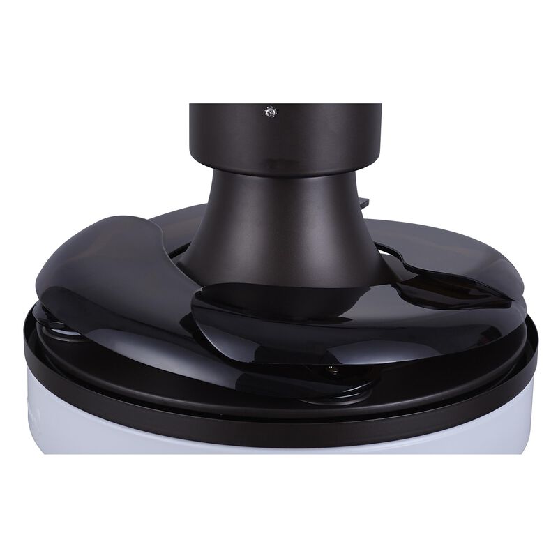 Orbit 36 Inch Flush Mount Fan with Light Kit by Beacon Lighting