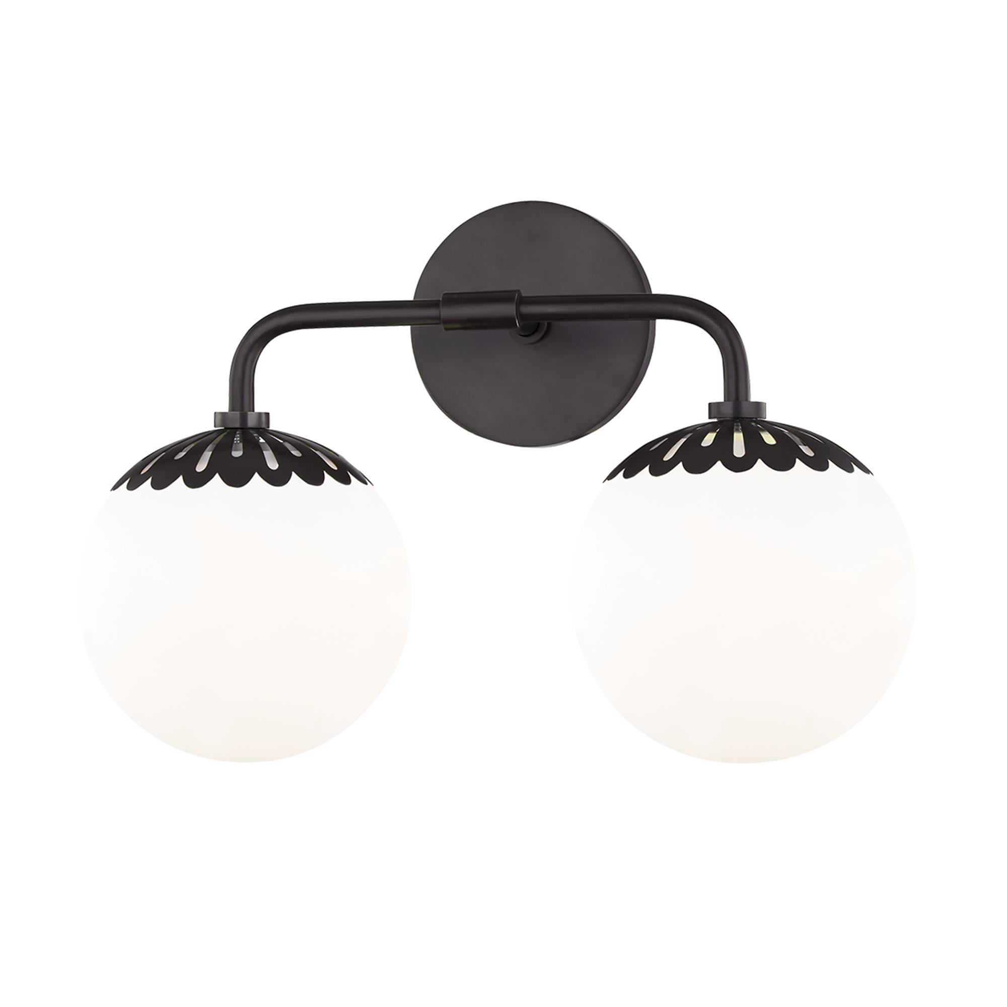 Paige 15 Inch 2 Light Bath Vanity Light,