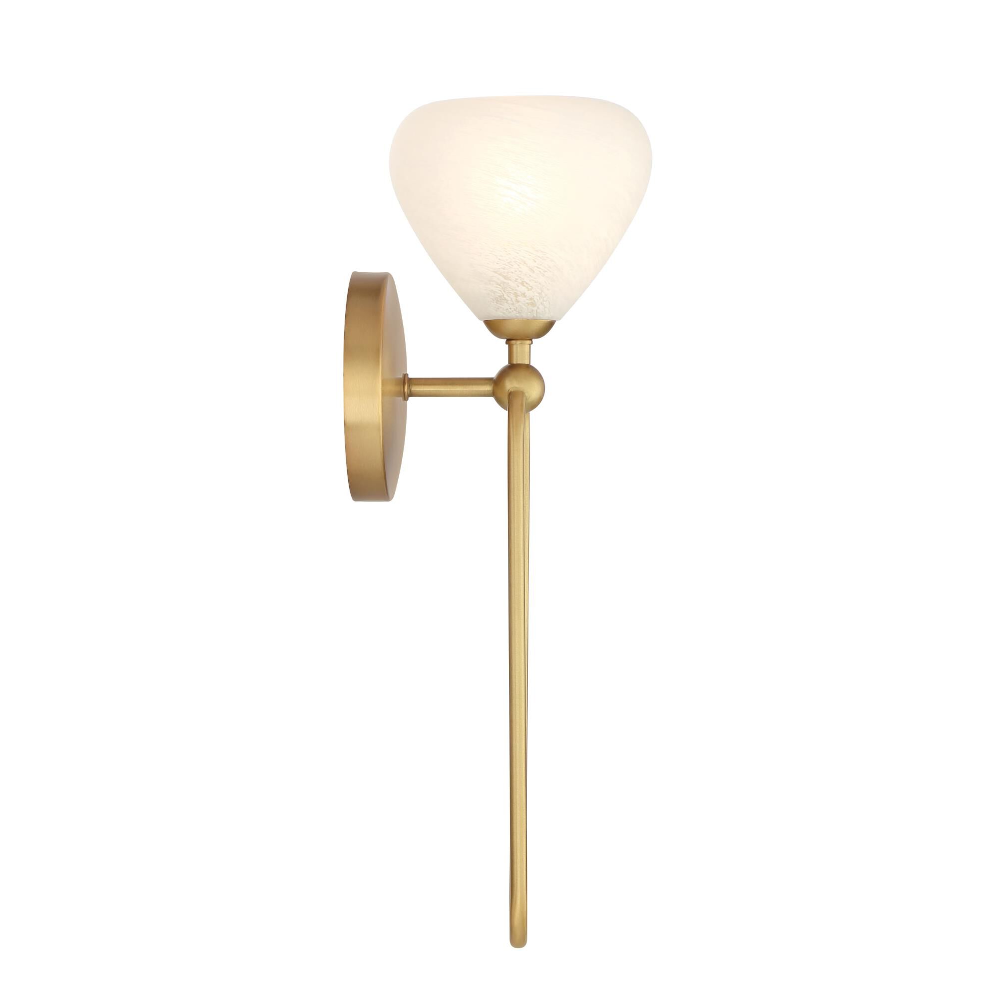 Shown in Legacy Brass finish and White glass and Etched Alabaster Glass shade